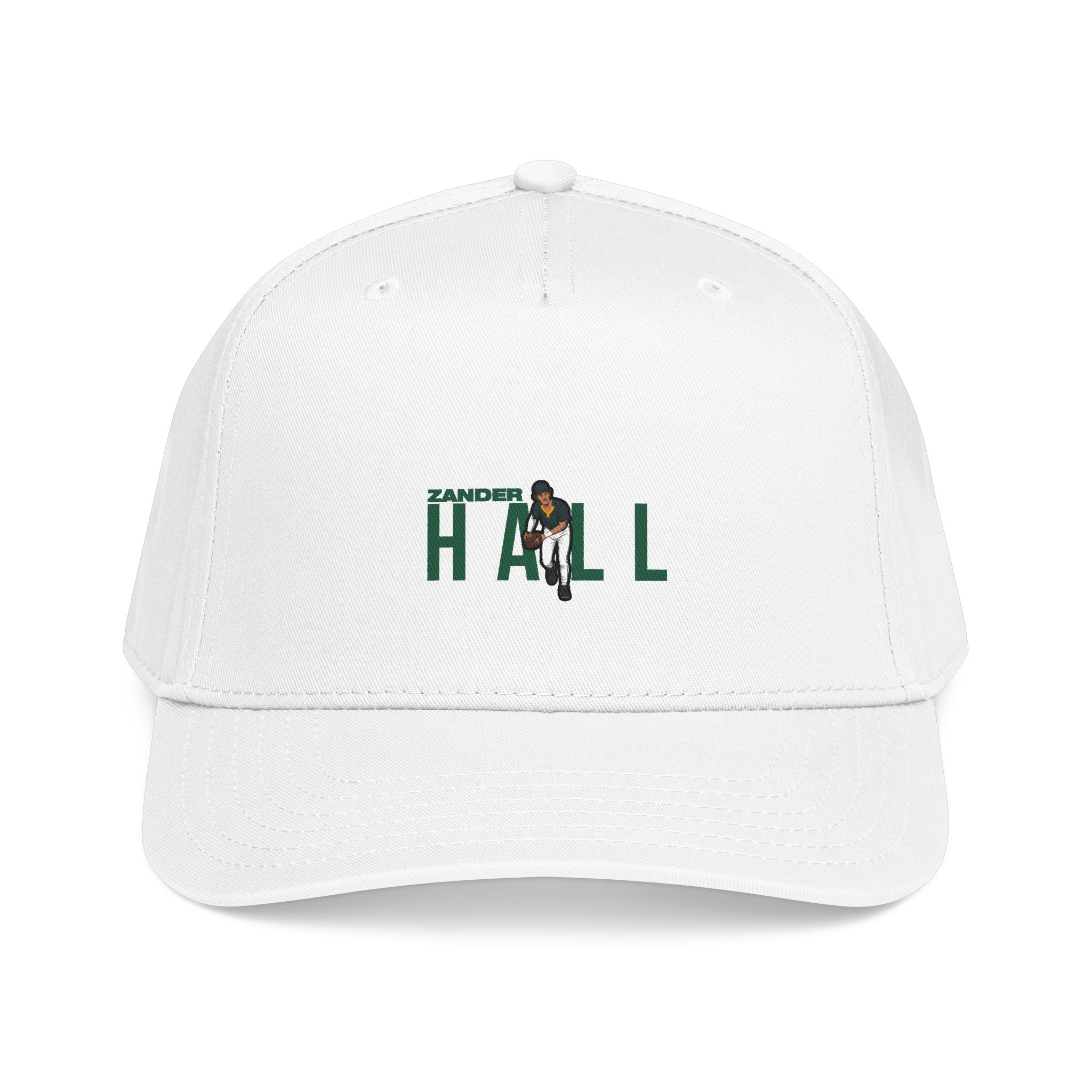 Baseball Cap — character_player_name in White
