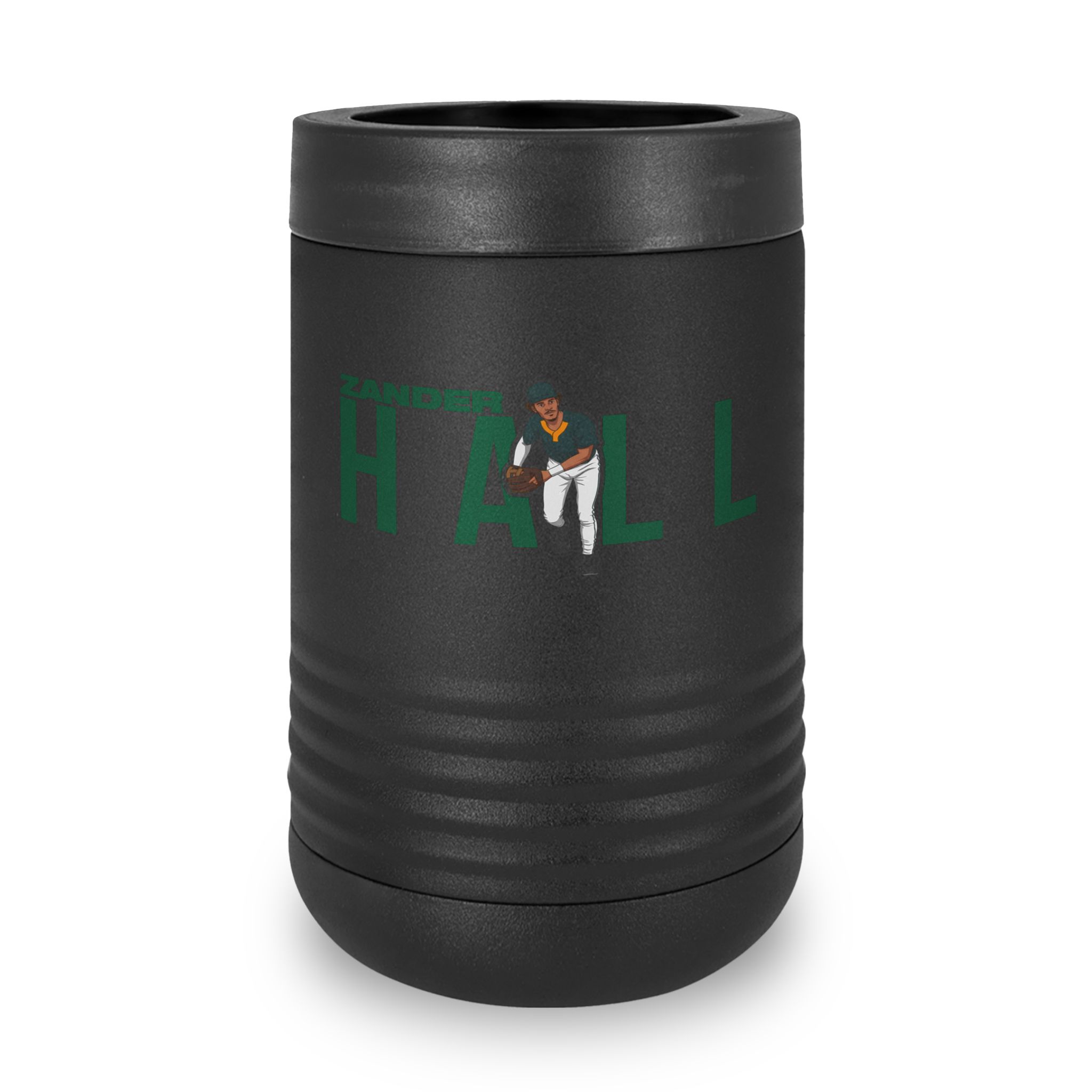 Stainless Can Cooler — character_player_name in Black
