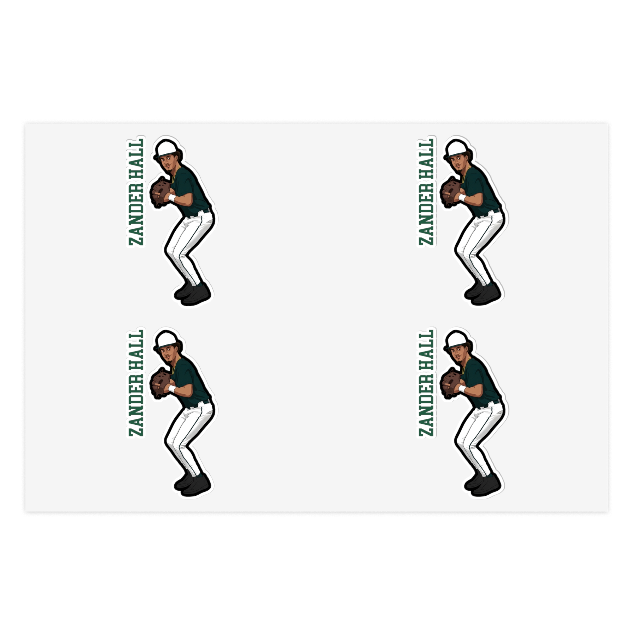 Sticker Sheet — character_name_vertical in Classic