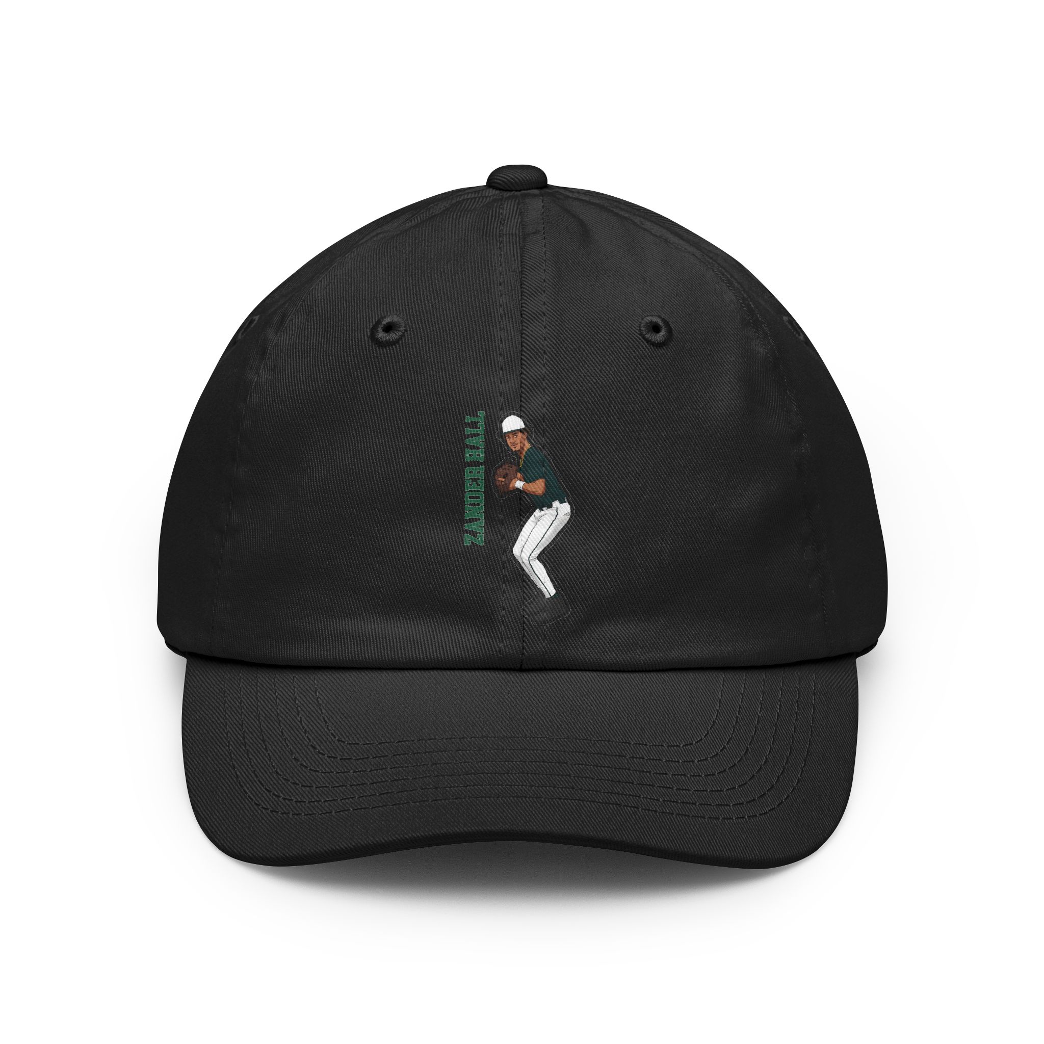 Classic Cap — character_name_vertical in Black