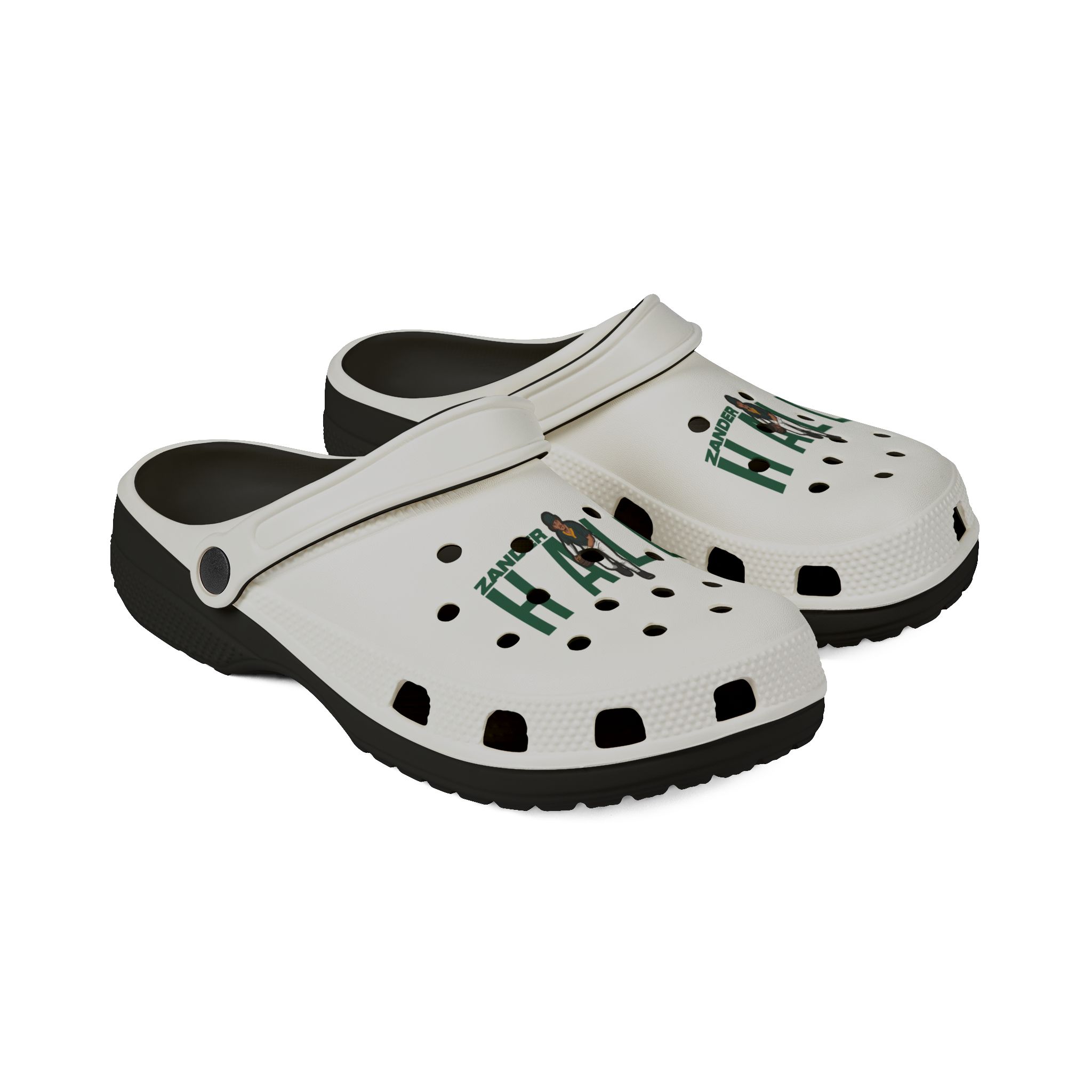 Rubber Clogs — character_player_name in Black