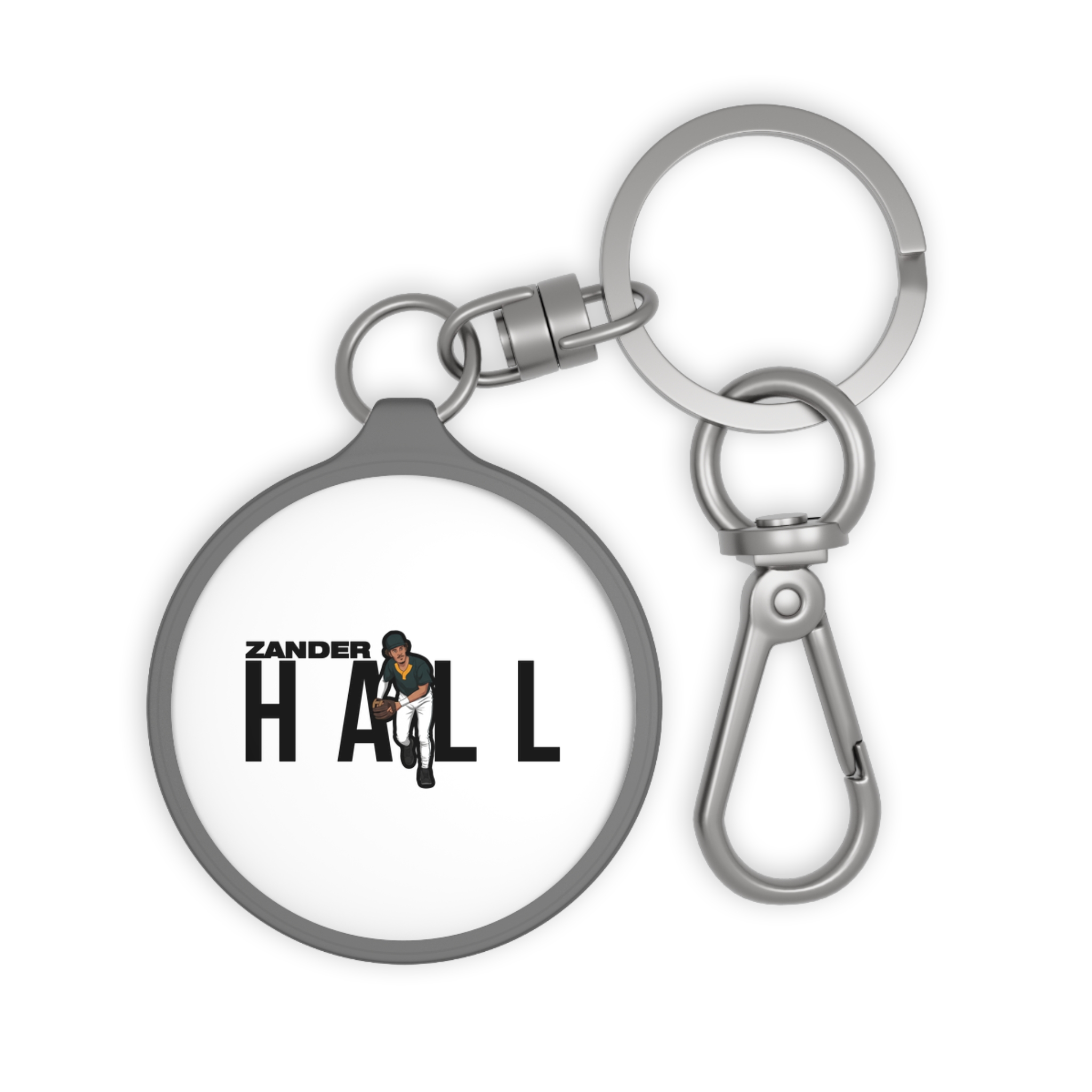 Keychain — character_player_name in Grey