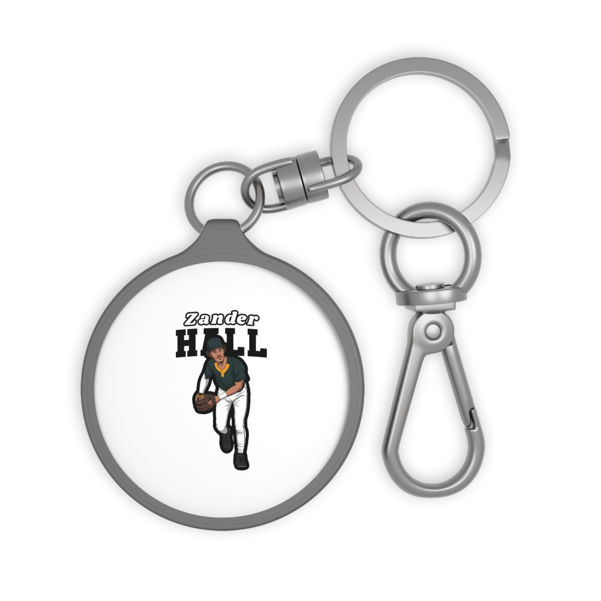Keychain — character_name_arch in Grey