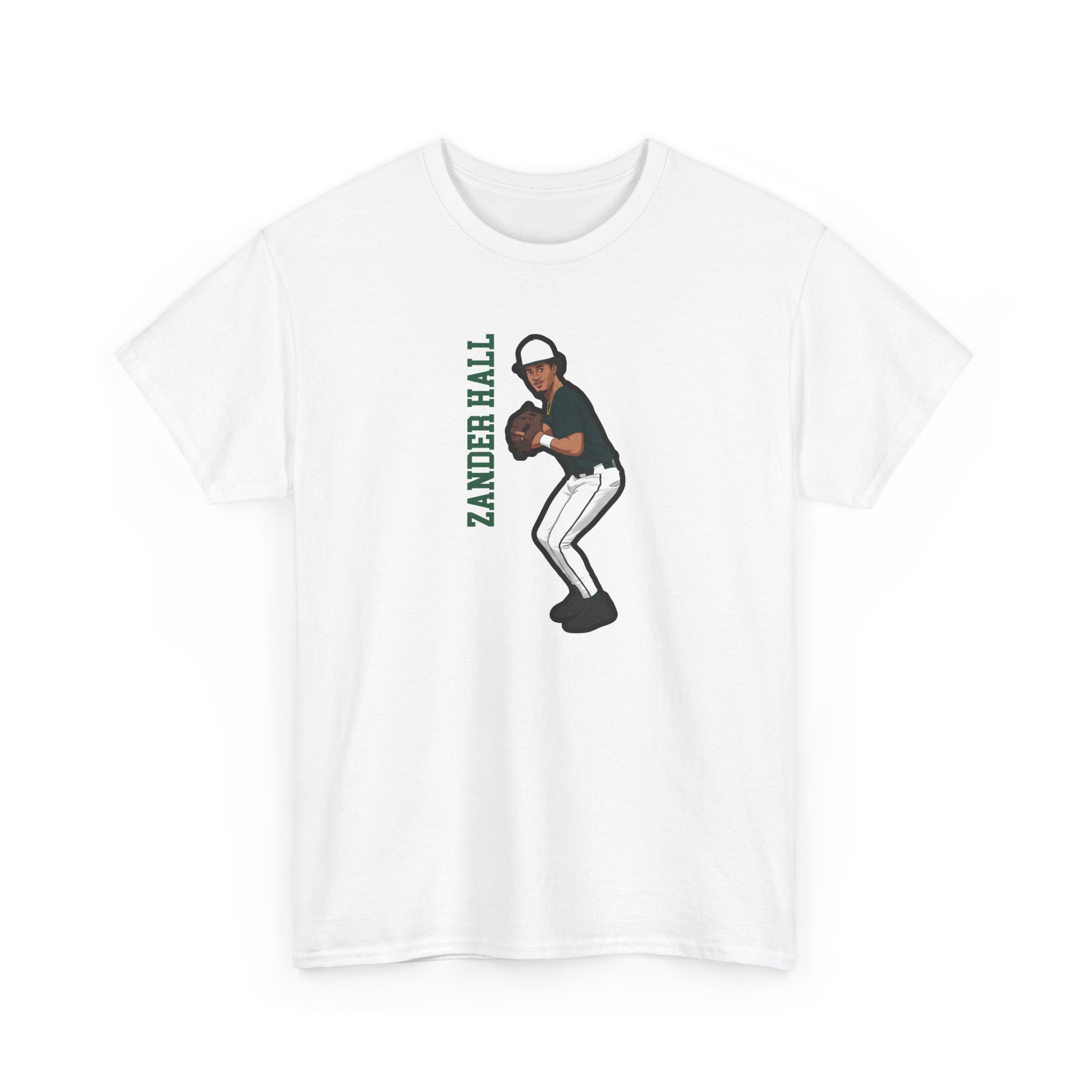 Tee — character_name_vertical in White