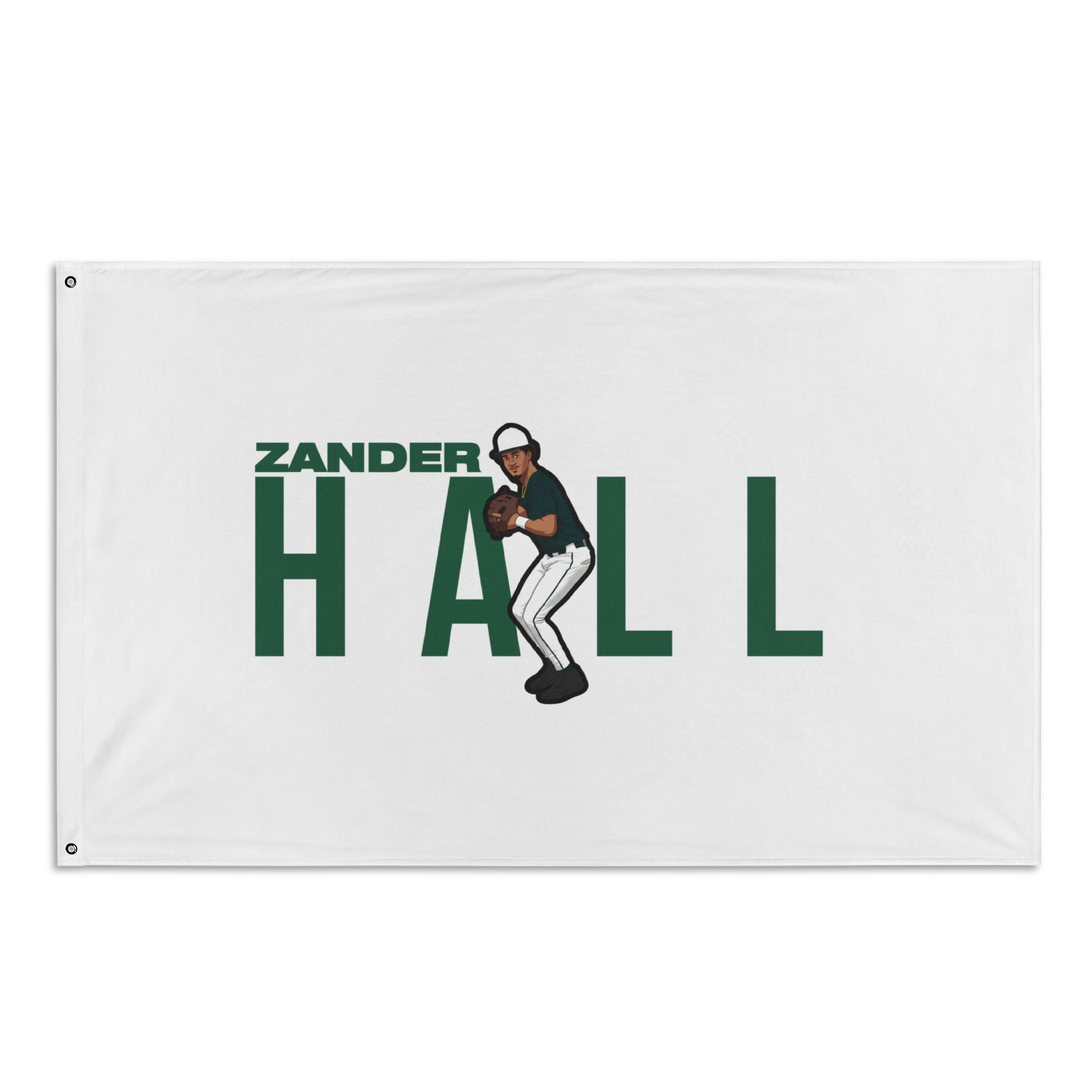 Flag (35 × 56 in) — character_player_name in Classic