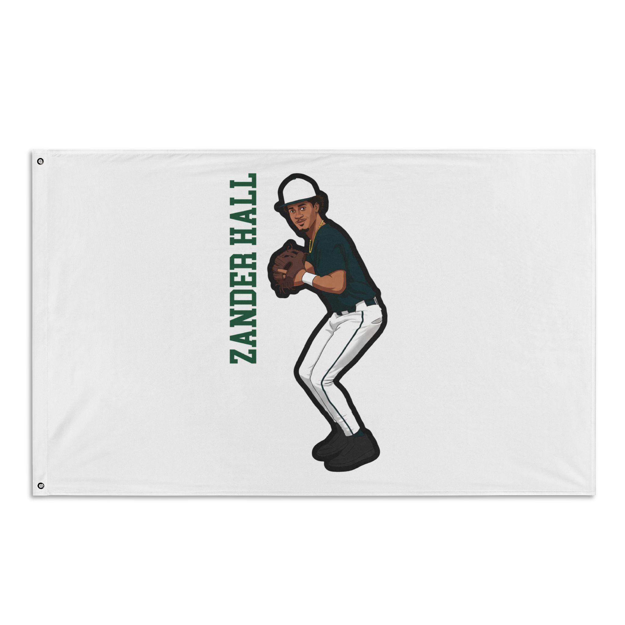Flag (35 × 56 in) — character_name_vertical in Classic
