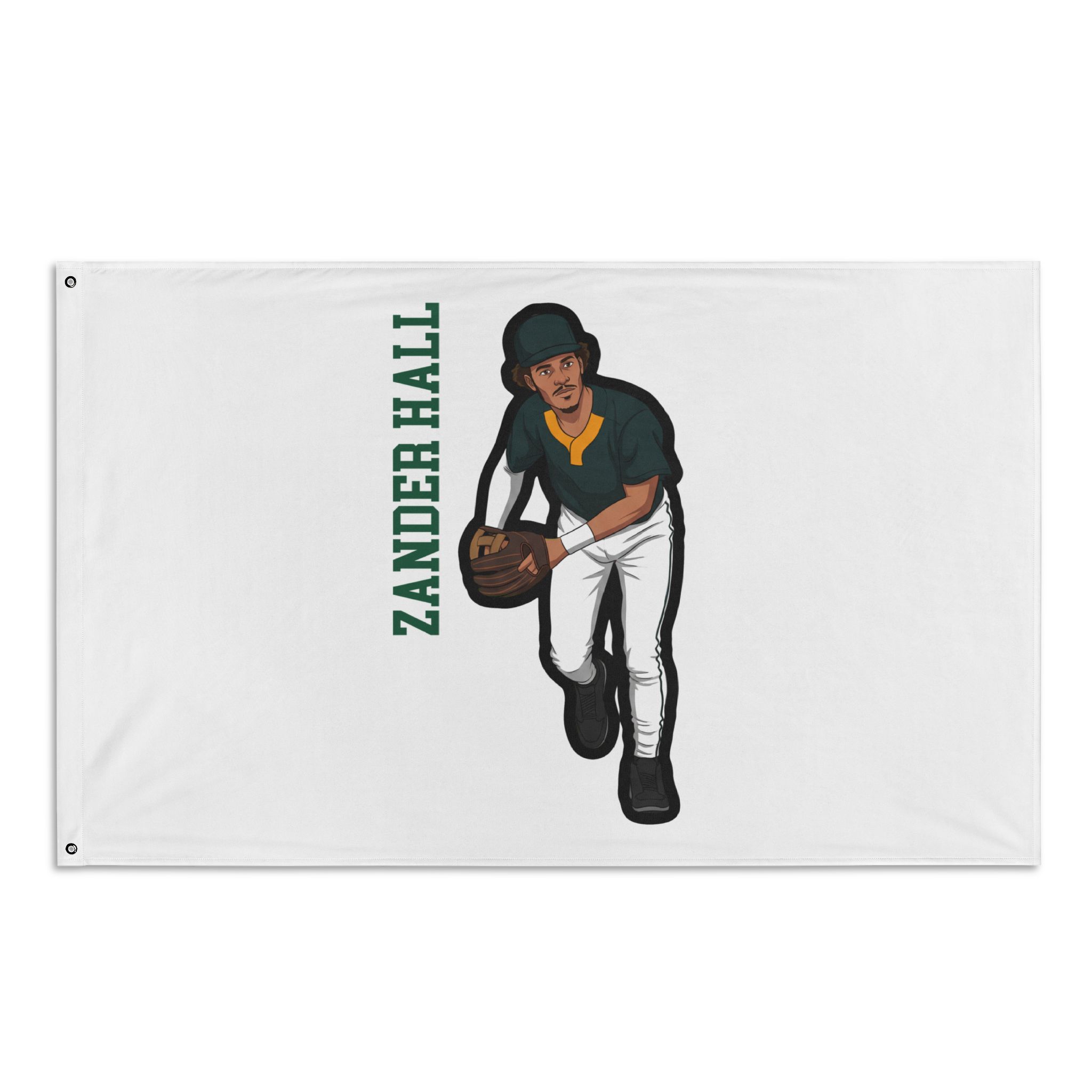 Flag (35 × 56 in) — character_name_vertical in Classic