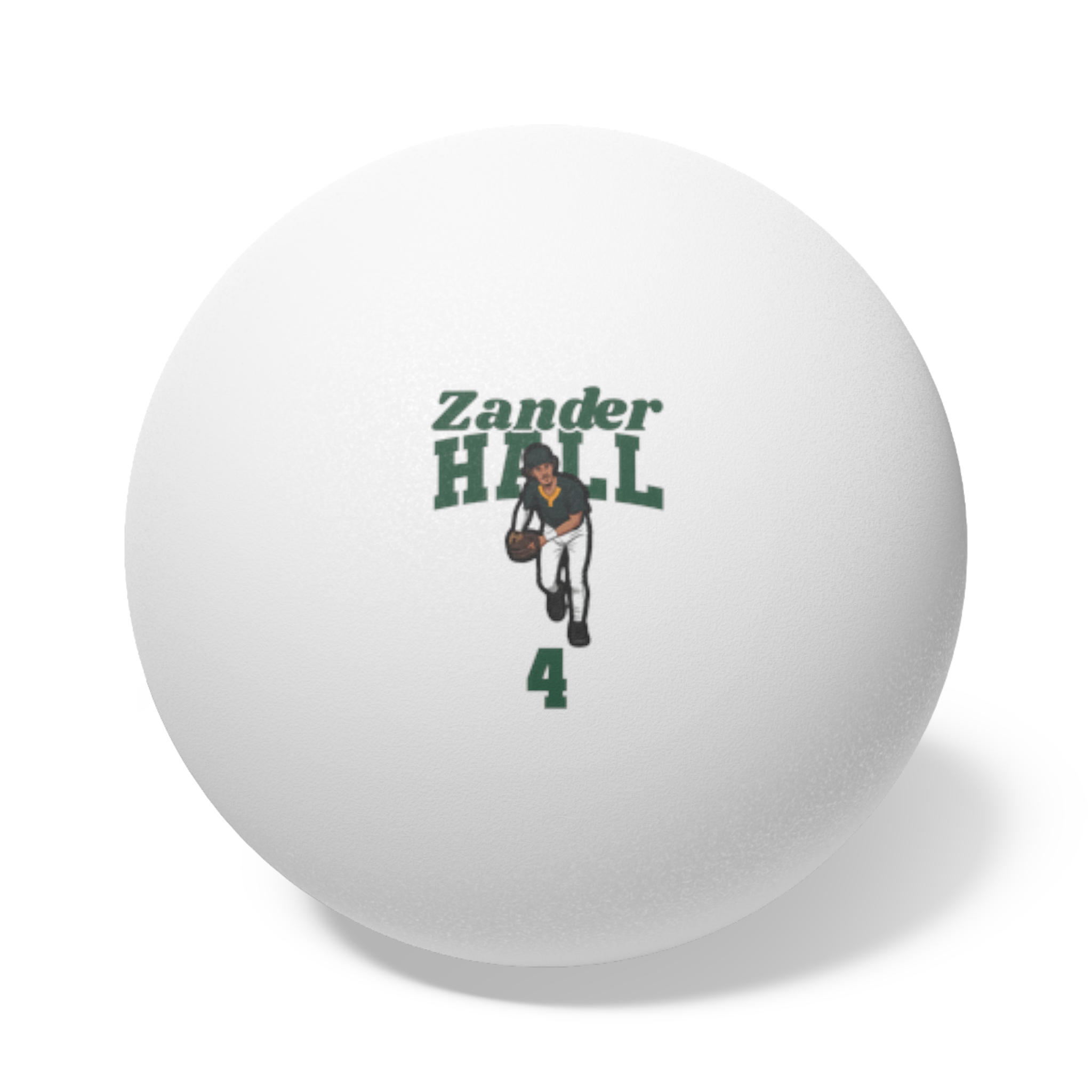 Ping Pong Balls, 6 pcs — character_signature_arch in White