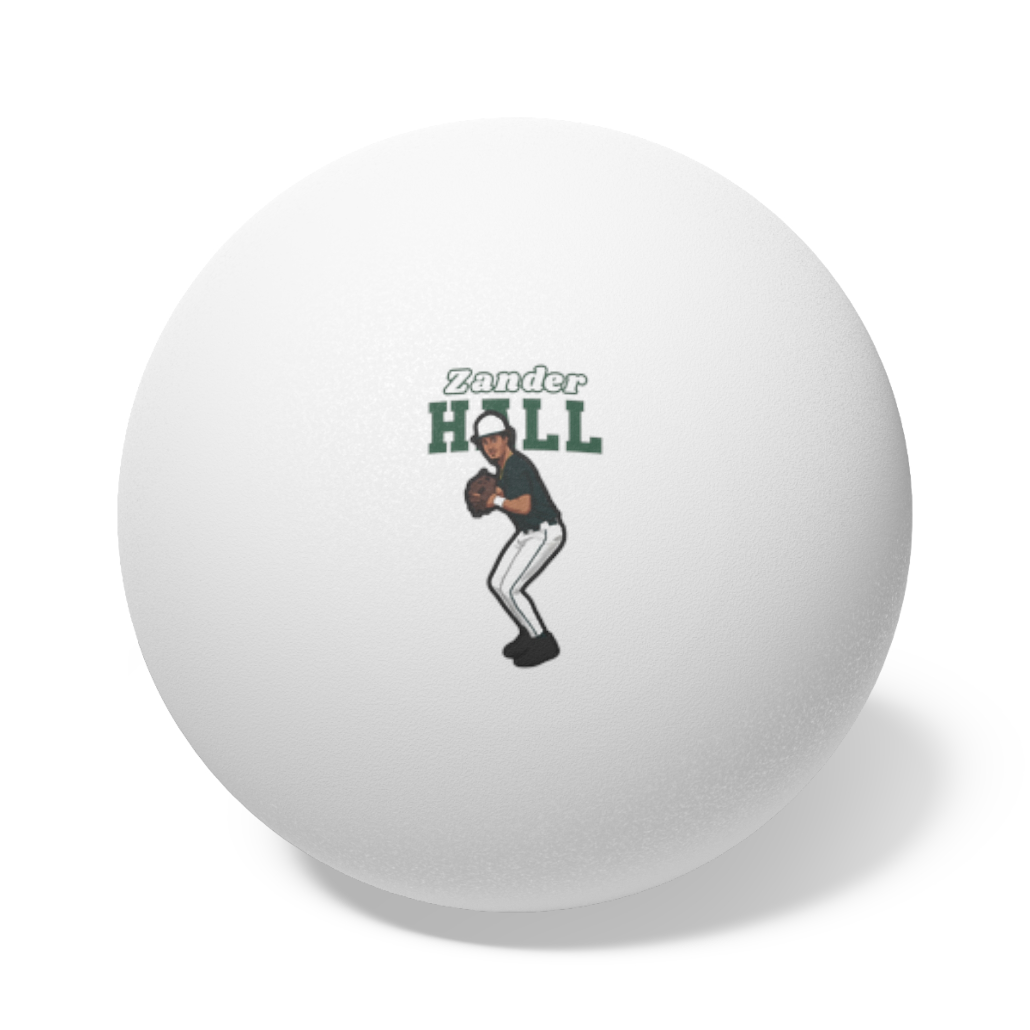 Ping Pong Balls, 6 pcs — character_name_arch in White