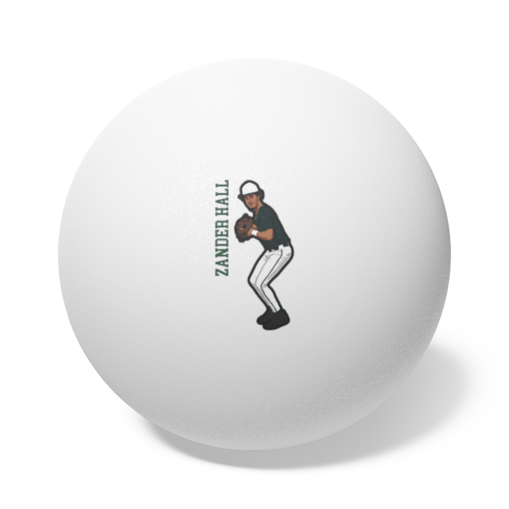 Ping Pong Balls, 6 pcs — character_name_vertical in White