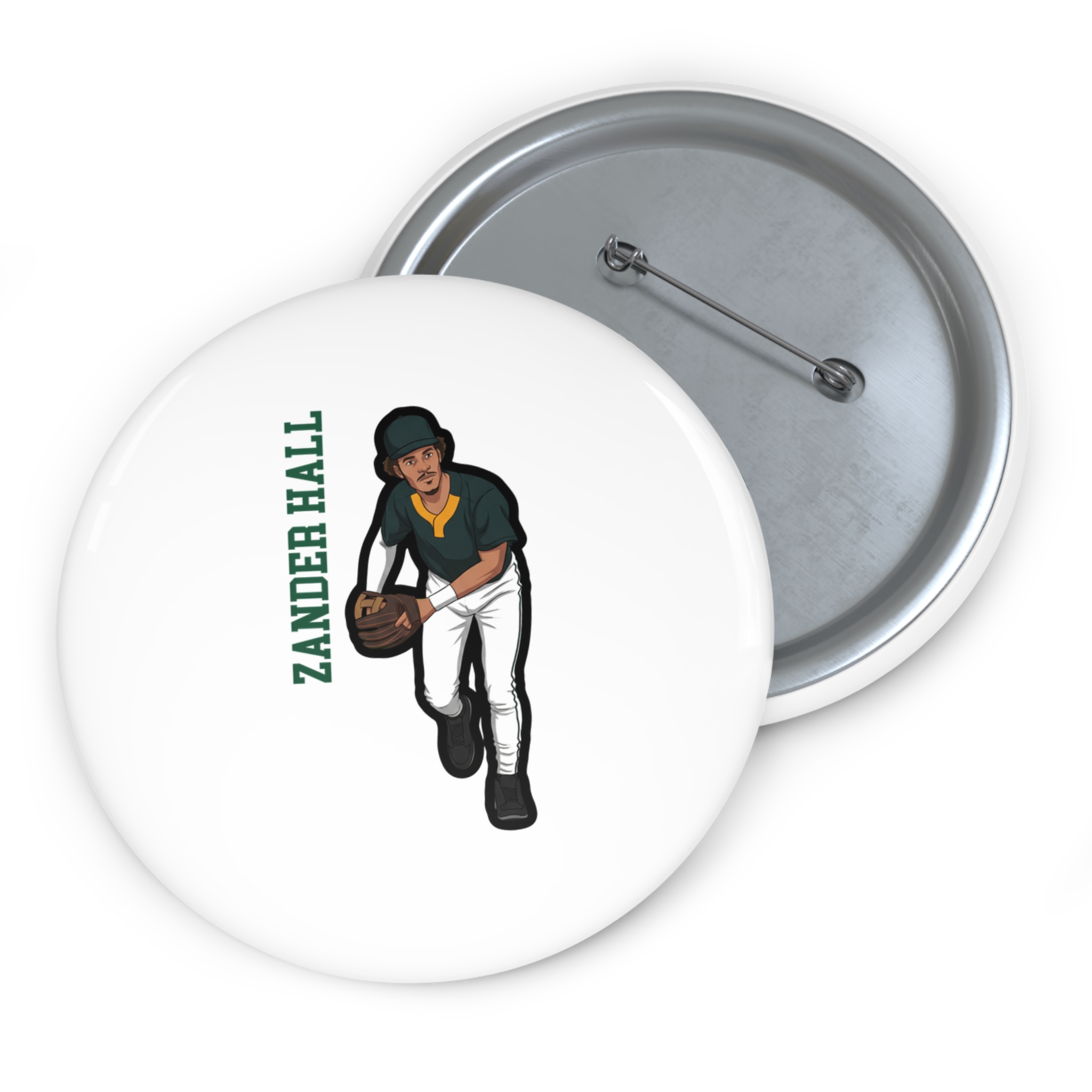 Game Day Pin — character_name_vertical in Classic