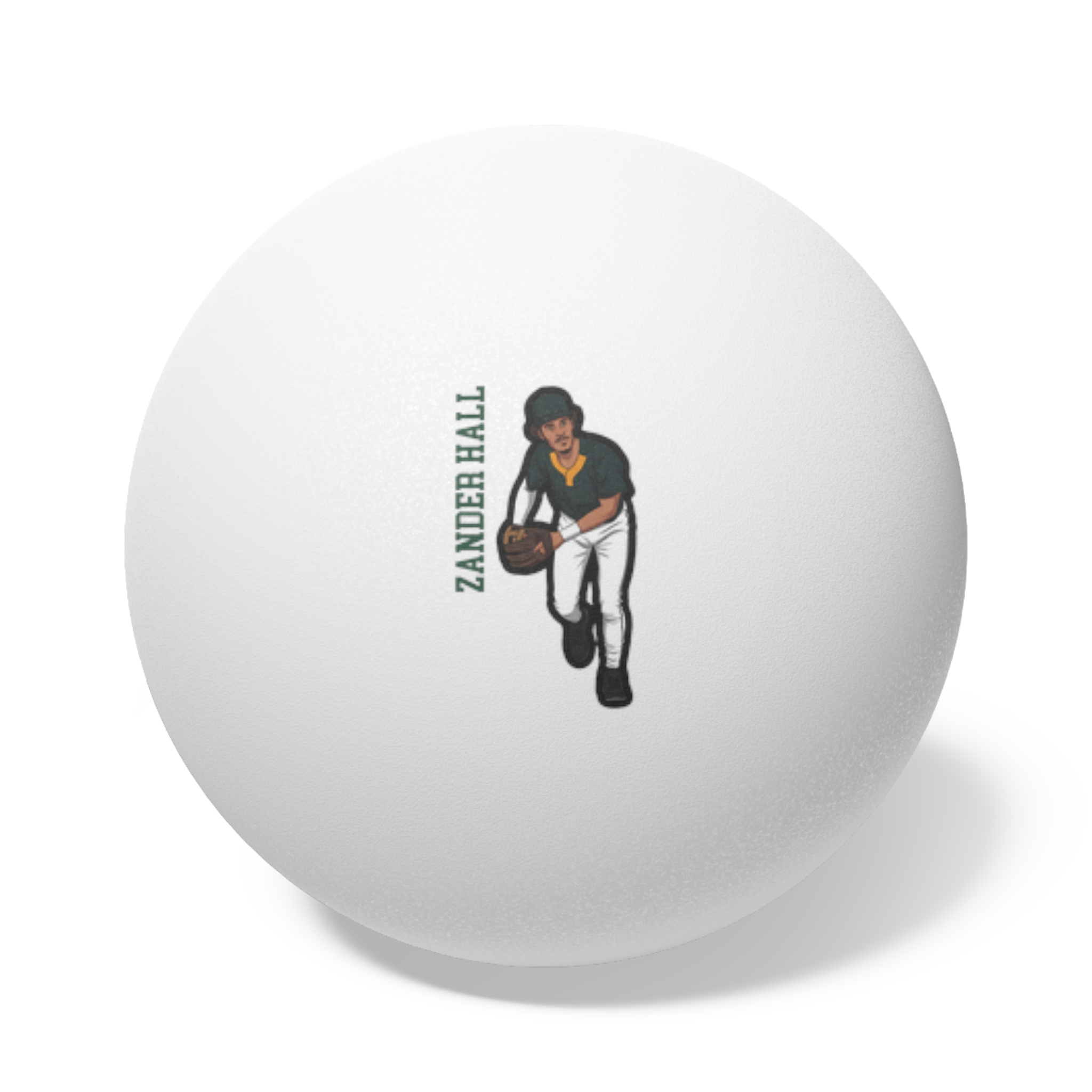 Ping Pong Balls, 6 pcs — character_name_vertical in White