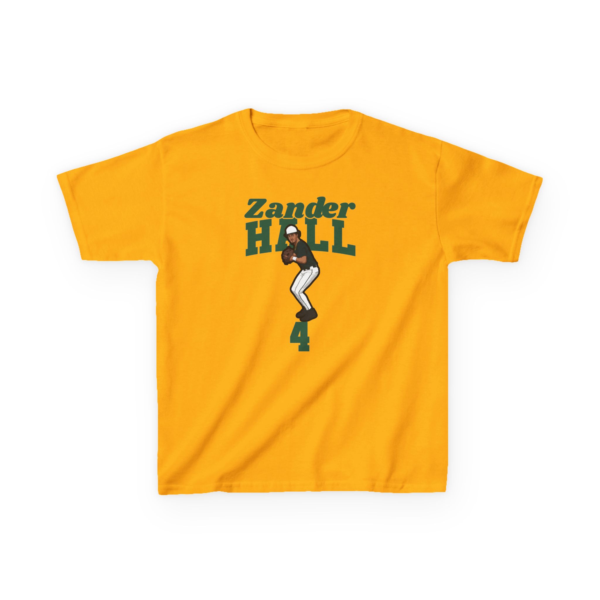 Youth Tee — character_signature_arch in Gold