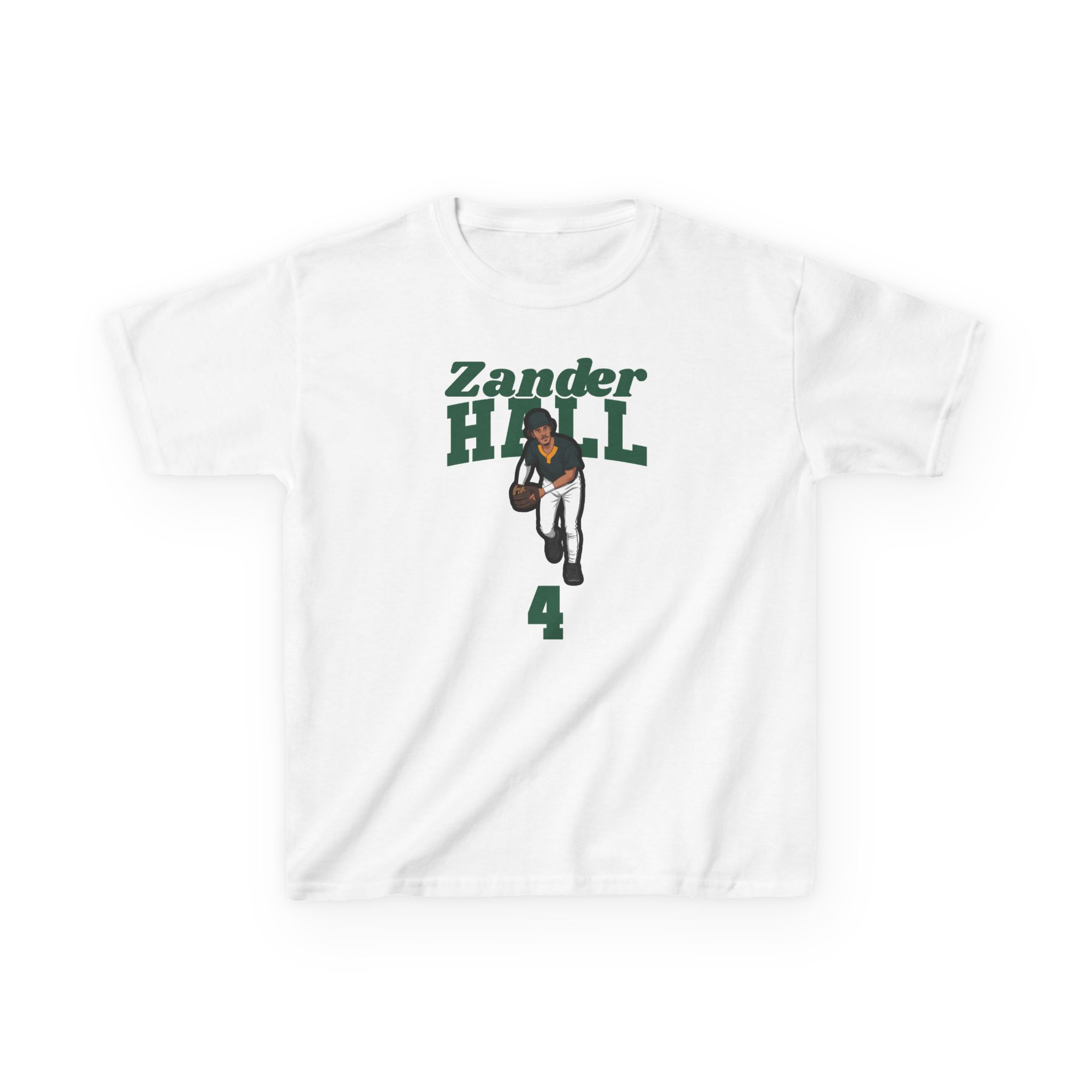 Youth Tee — character_signature_arch in White