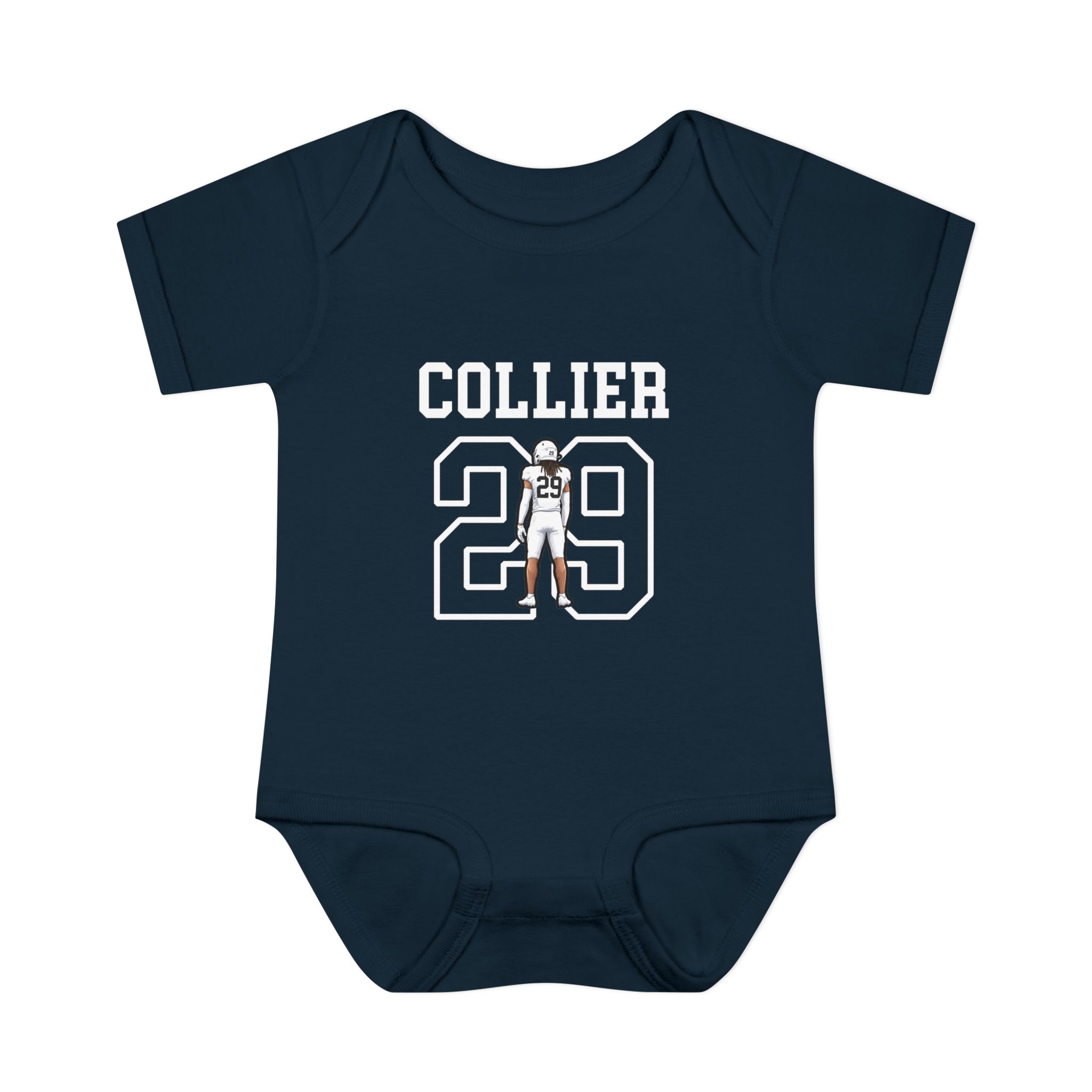 Baby Onesie — character_shirsey in Navy