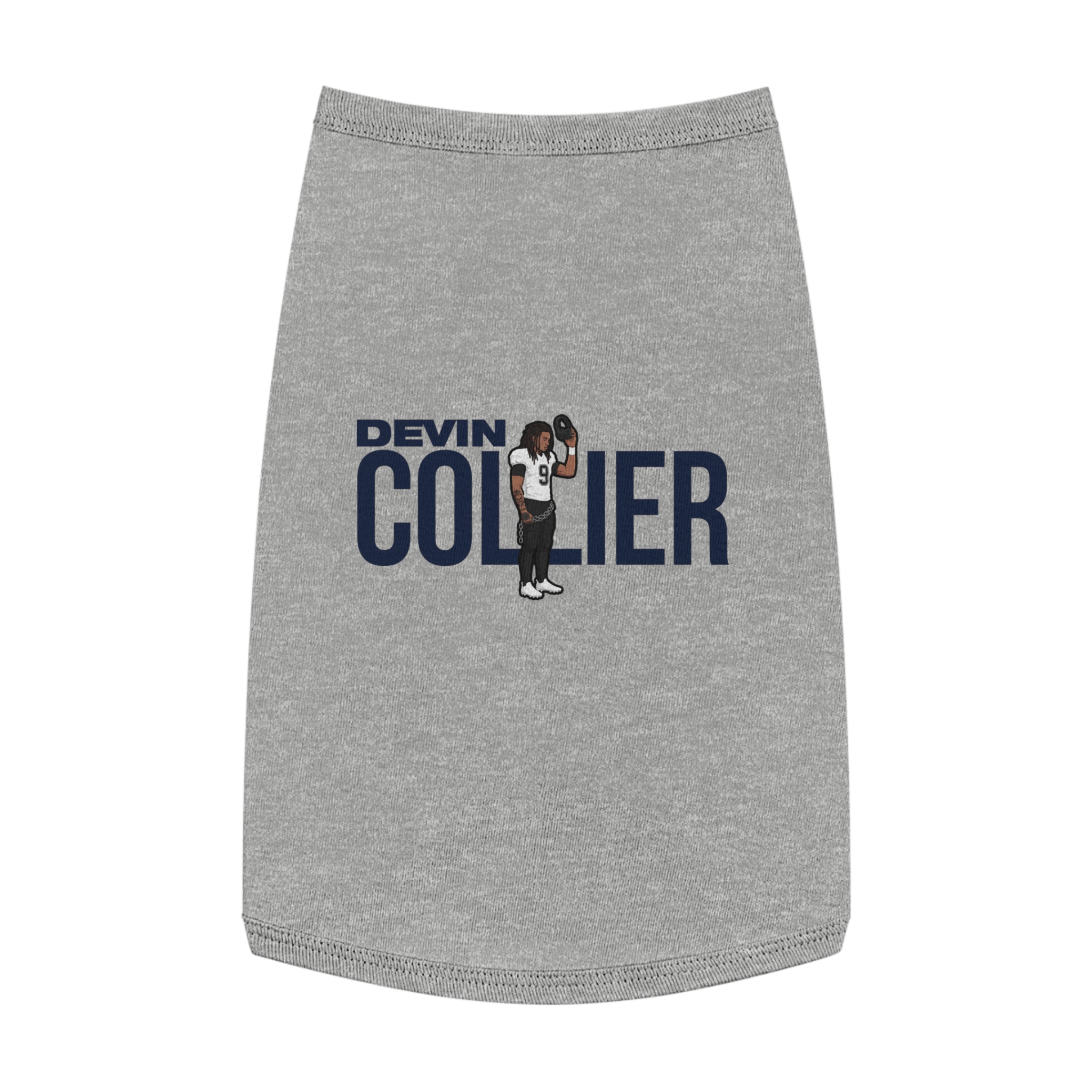 Pet Tank Top — character_player_name in White