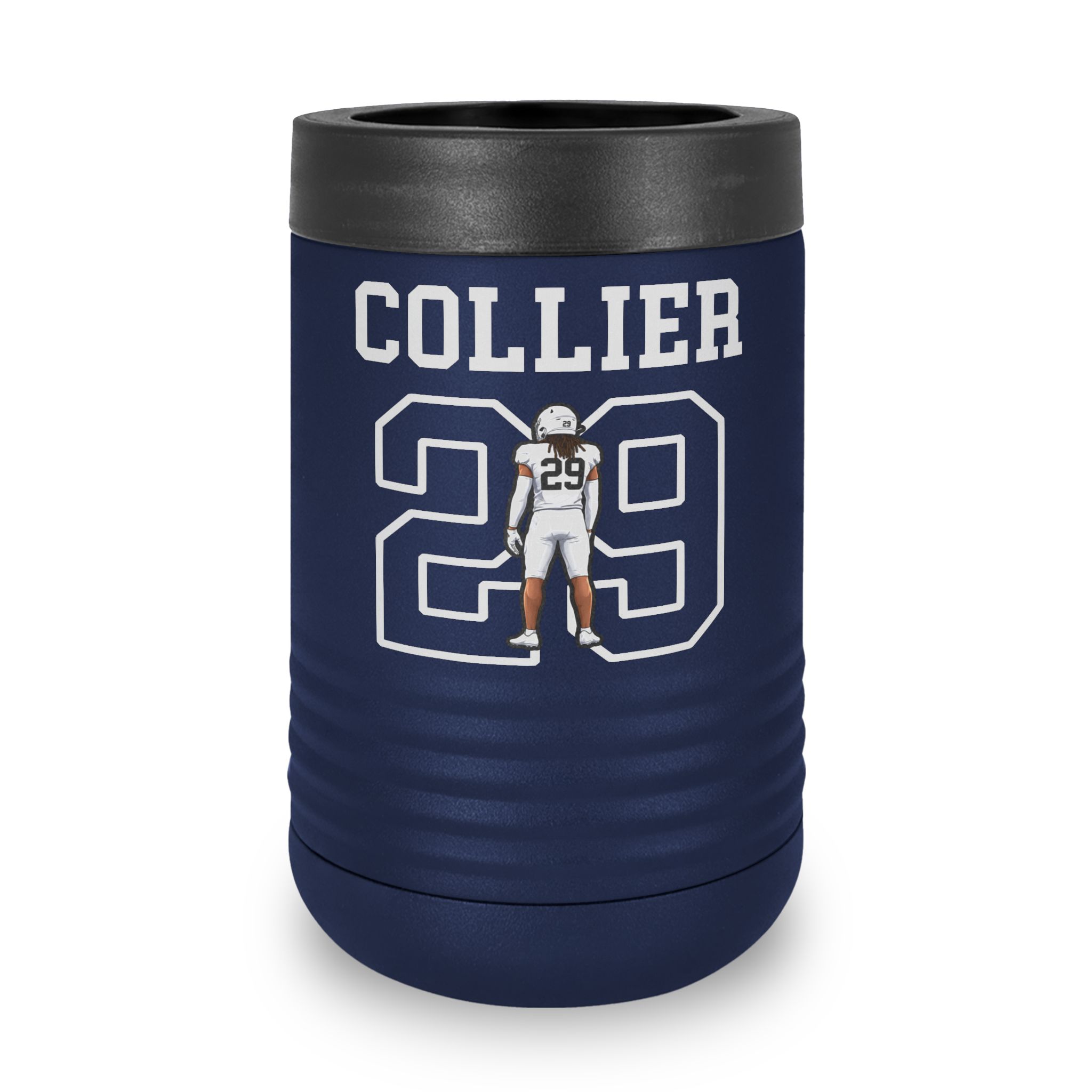 Stainless Can Cooler — character_shirsey in Navy
