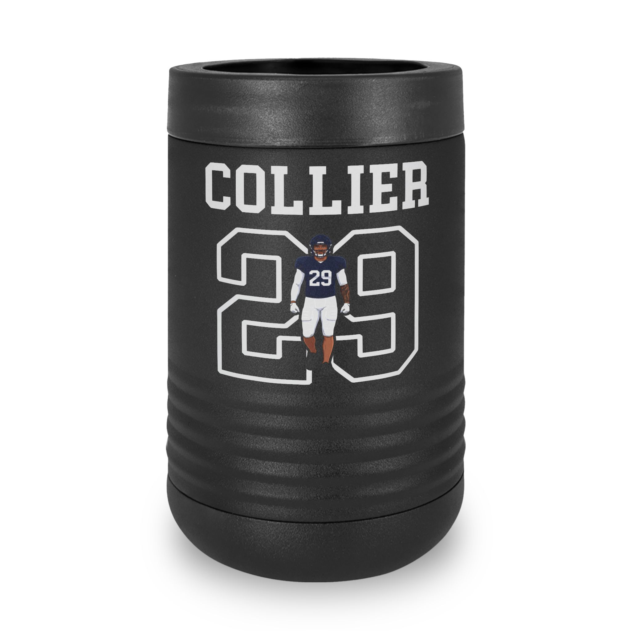Stainless Can Cooler — character_shirsey in Black