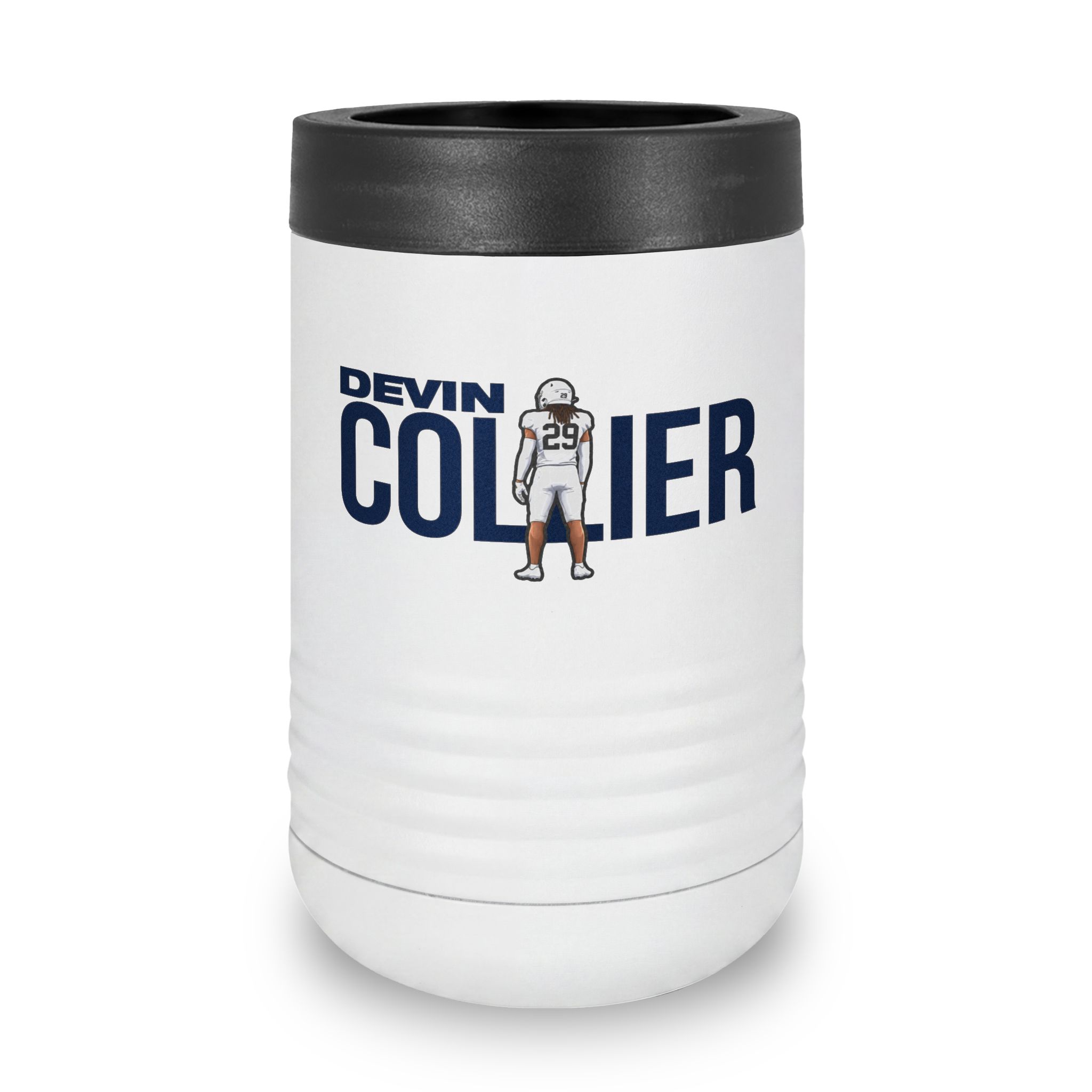 Stainless Can Cooler — character_player_name in White