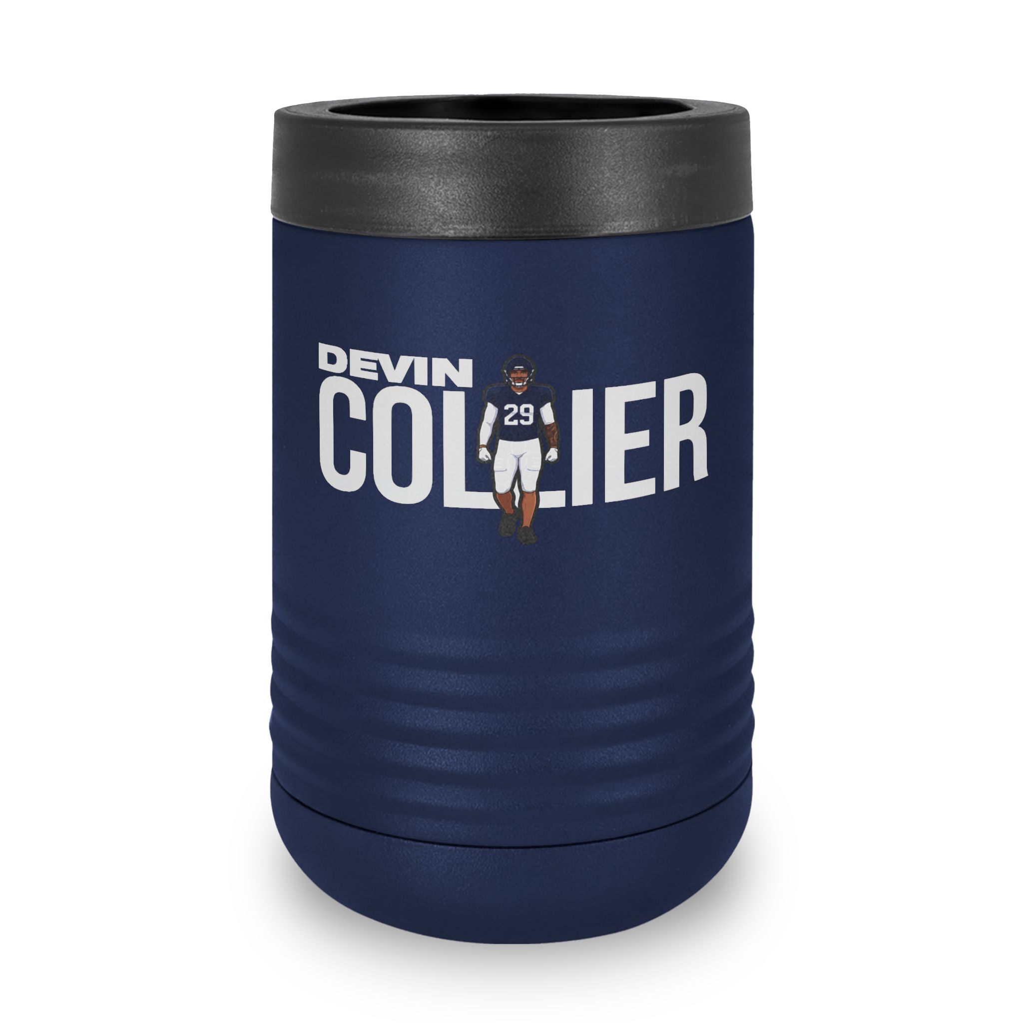 Stainless Can Cooler — character_player_name in Navy