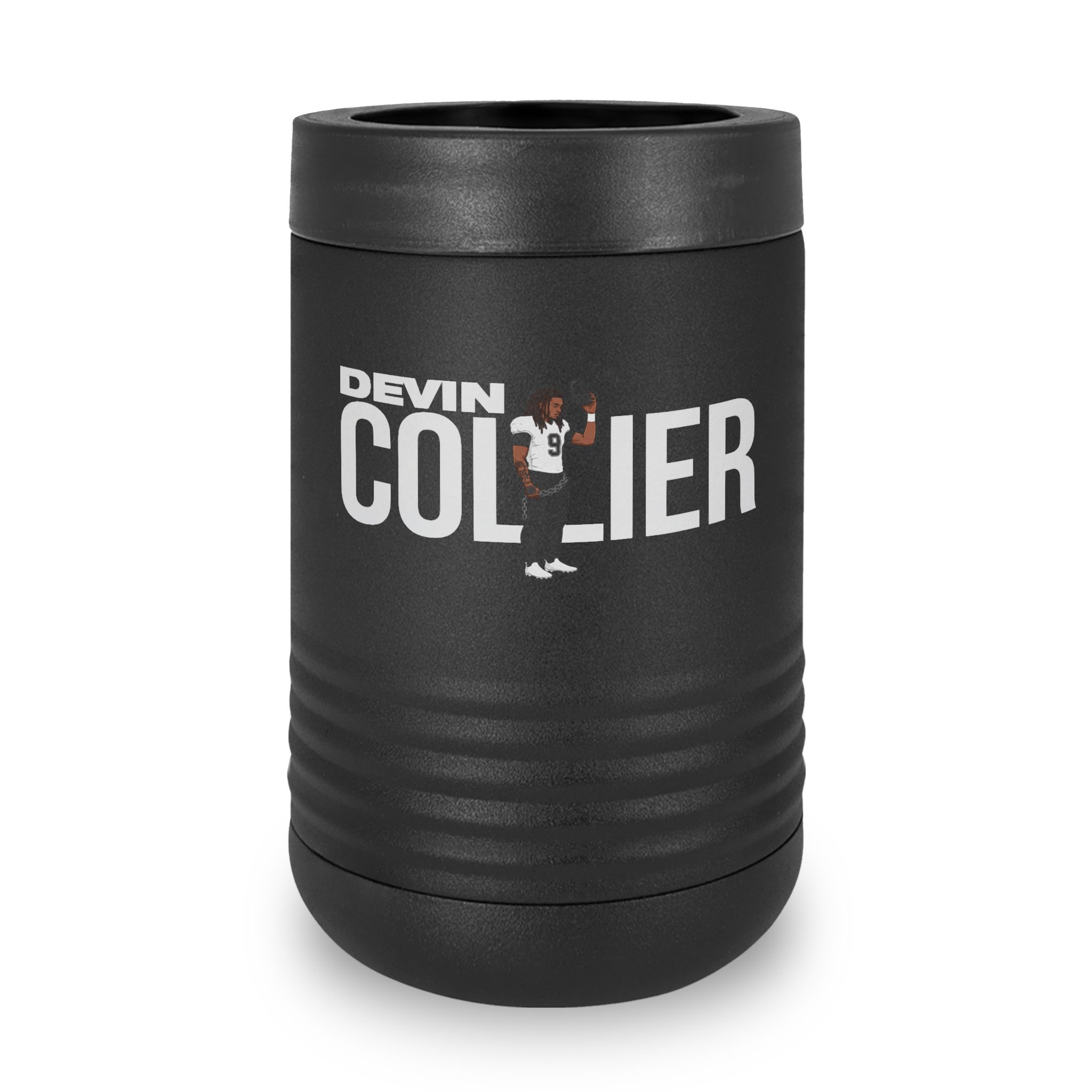 Stainless Can Cooler — character_player_name in Black