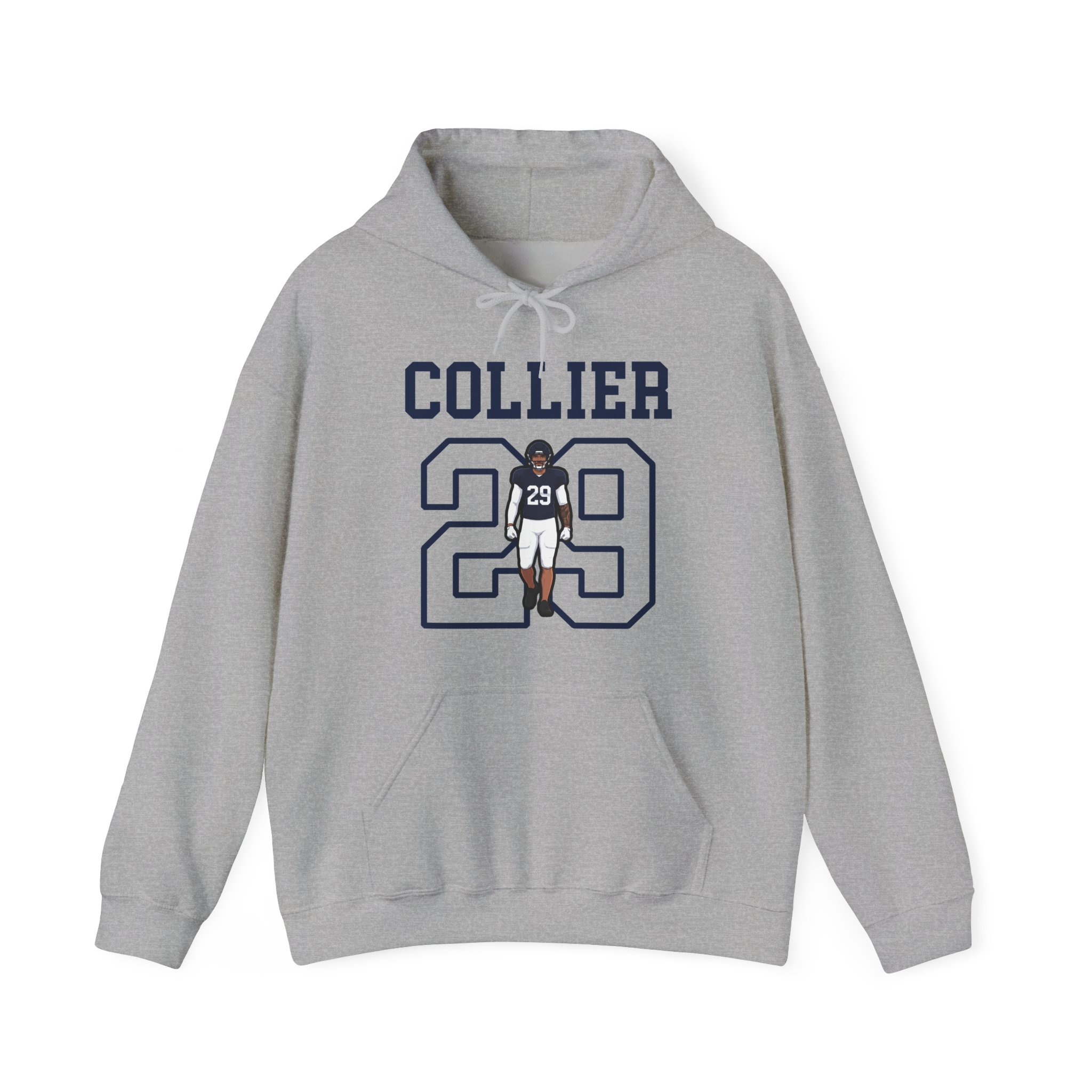Hoodie — character_shirsey in Grey