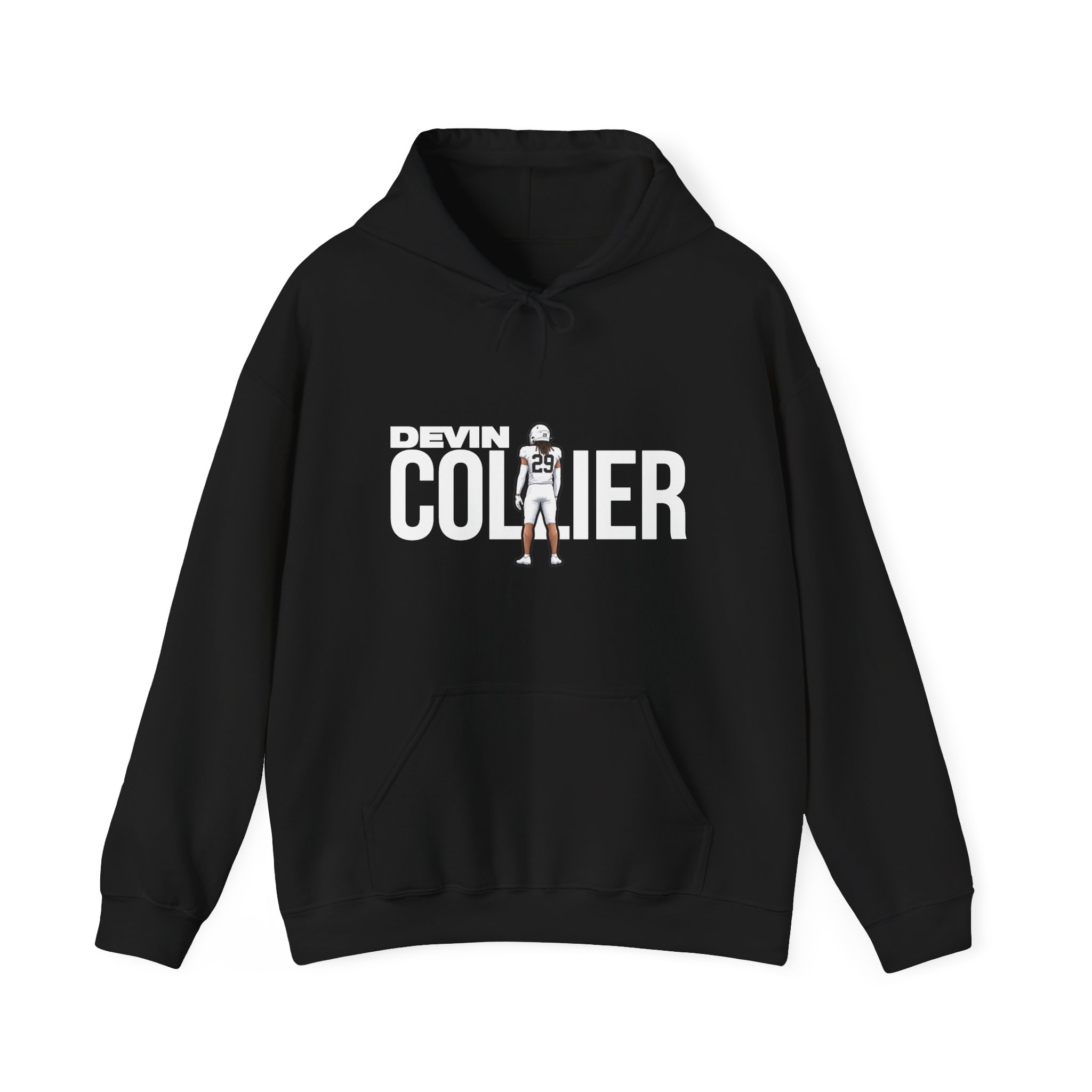 Hoodie — character_player_name in Black