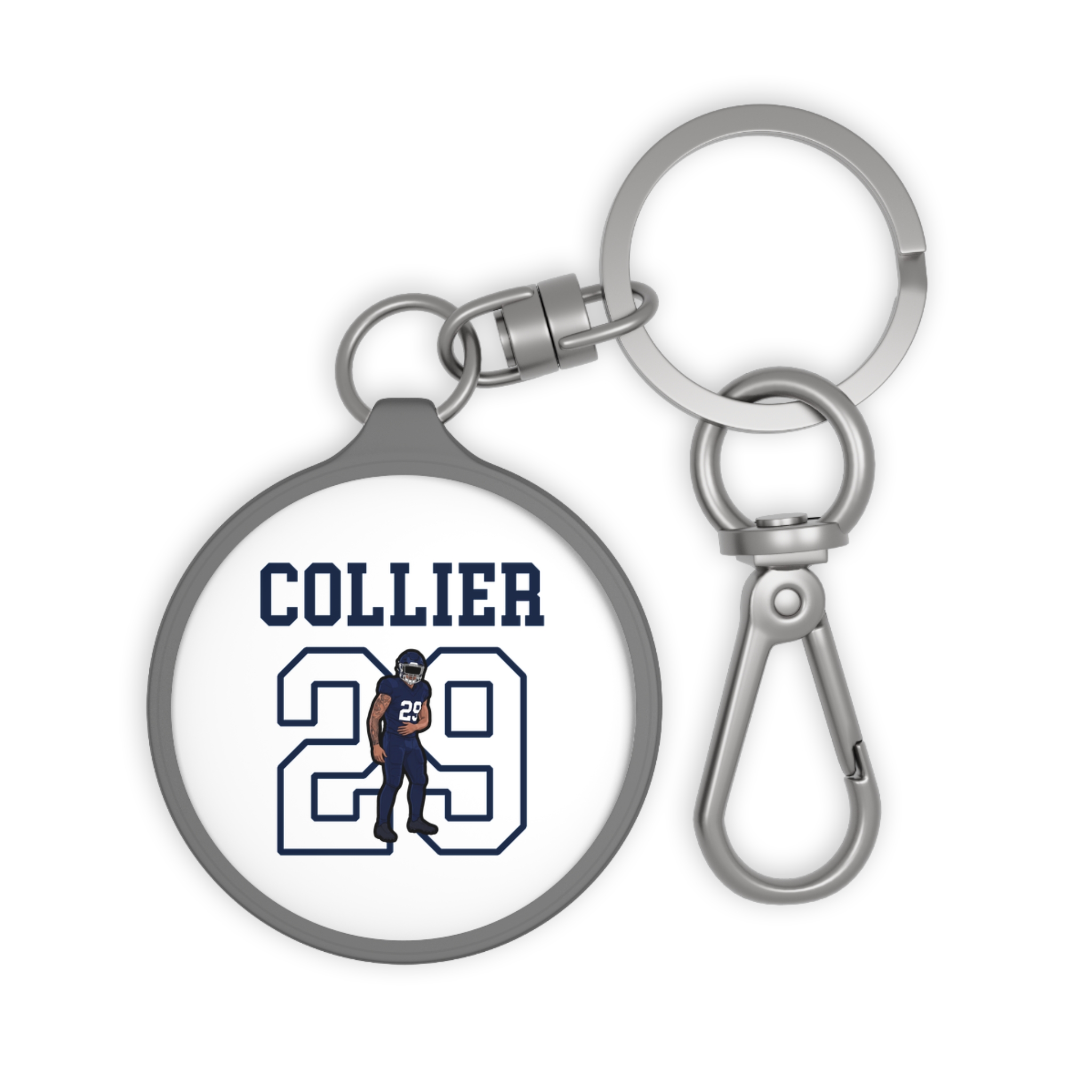 Keychain — character_shirsey in Grey