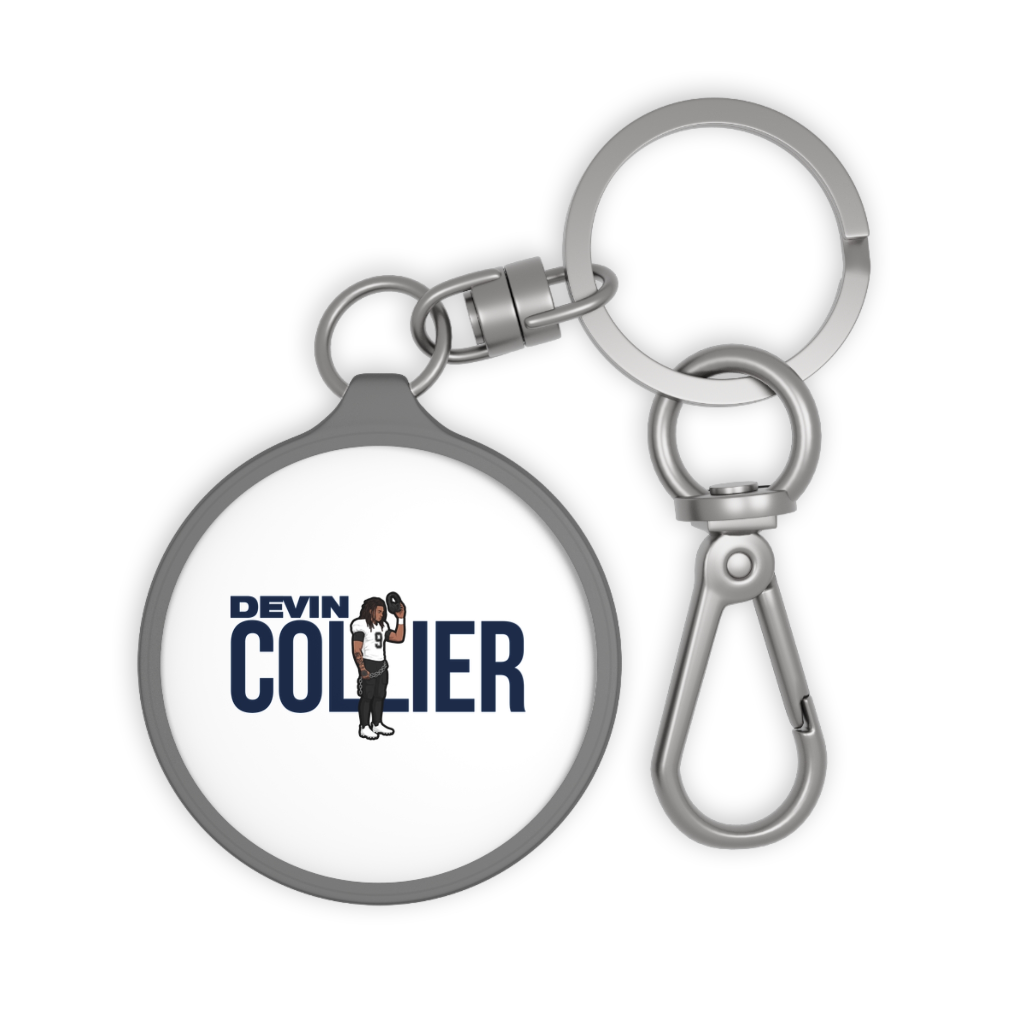 Keychain — character_player_name in Grey