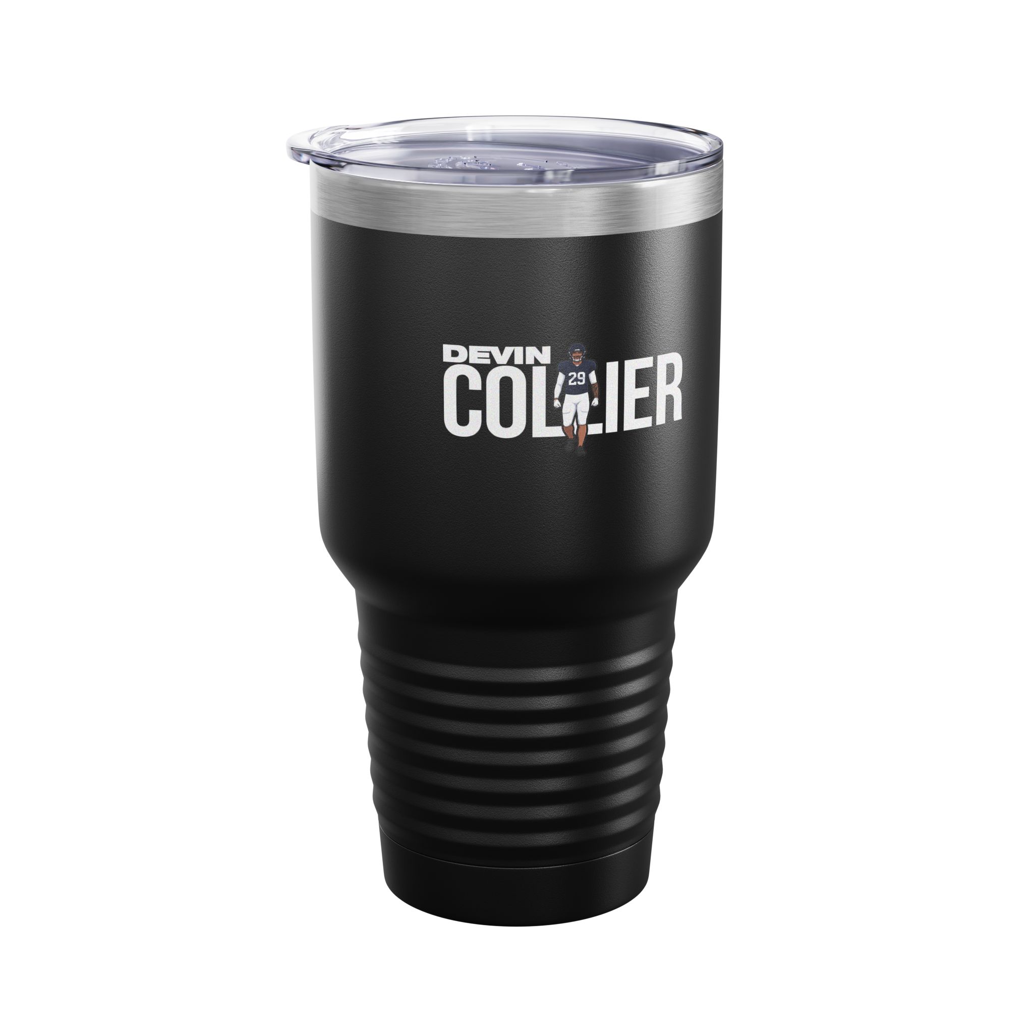 30oz Tumbler — character_player_name in Black