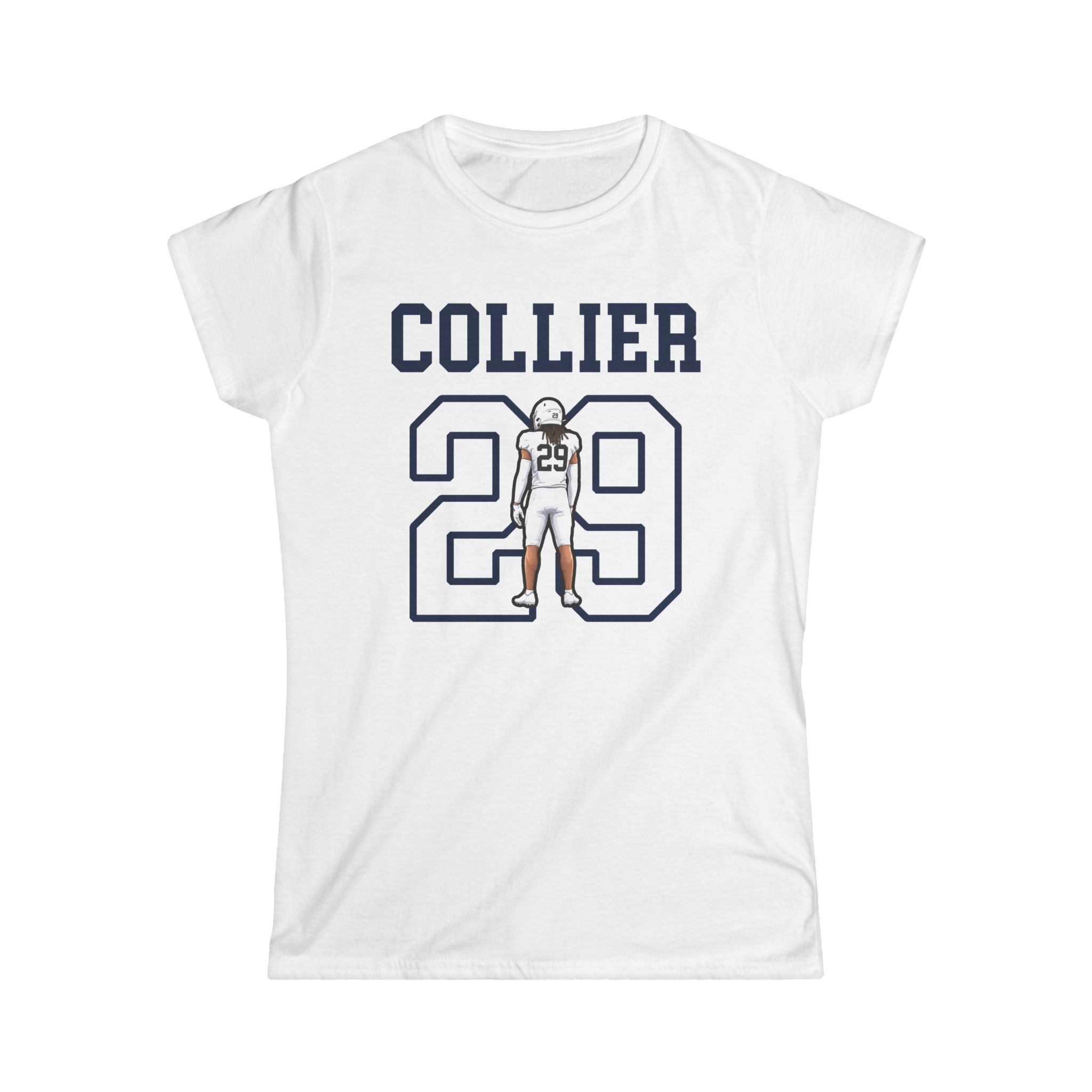 Women's Softstyle Tee — character_shirsey in White