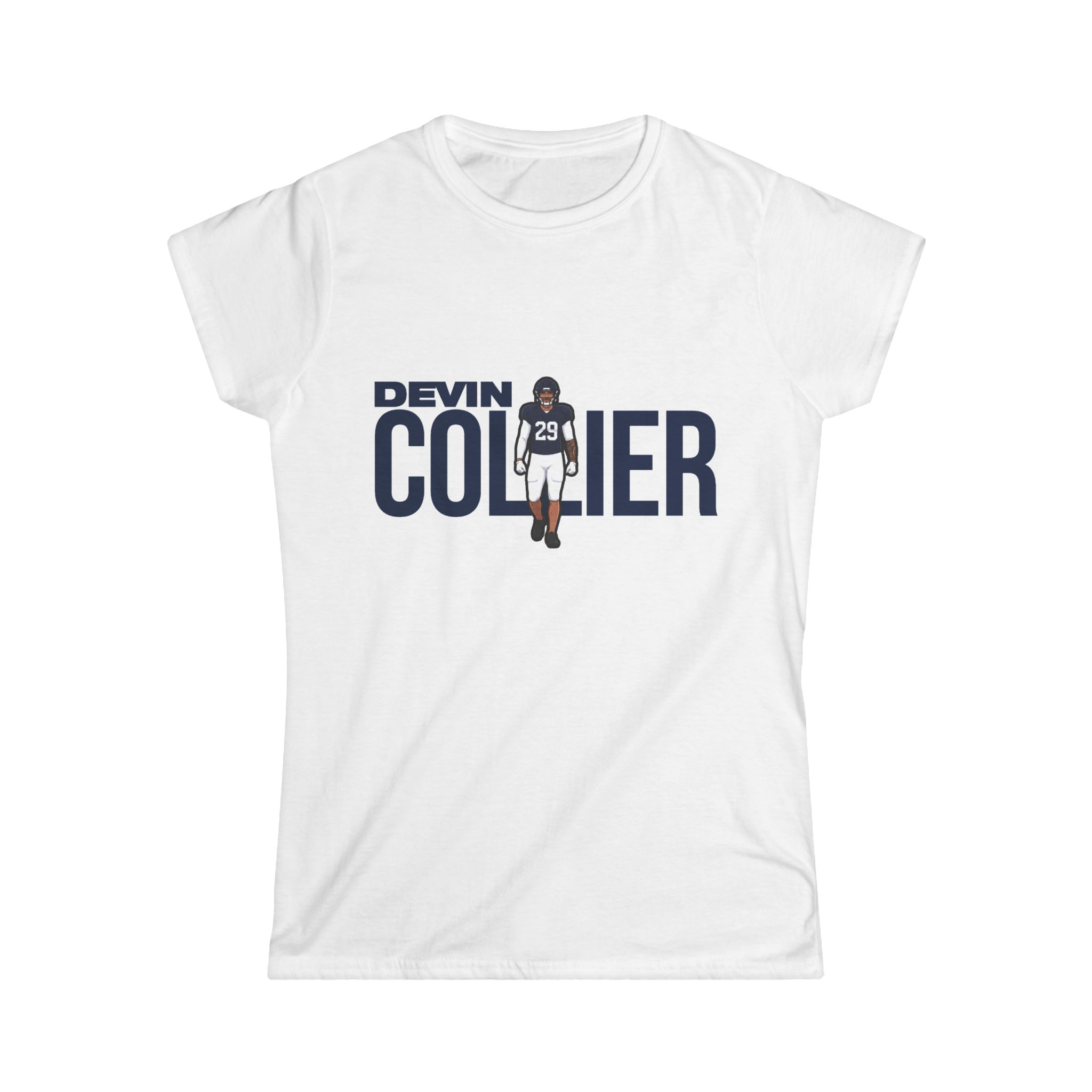 Women's Softstyle Tee — character_player_name in White