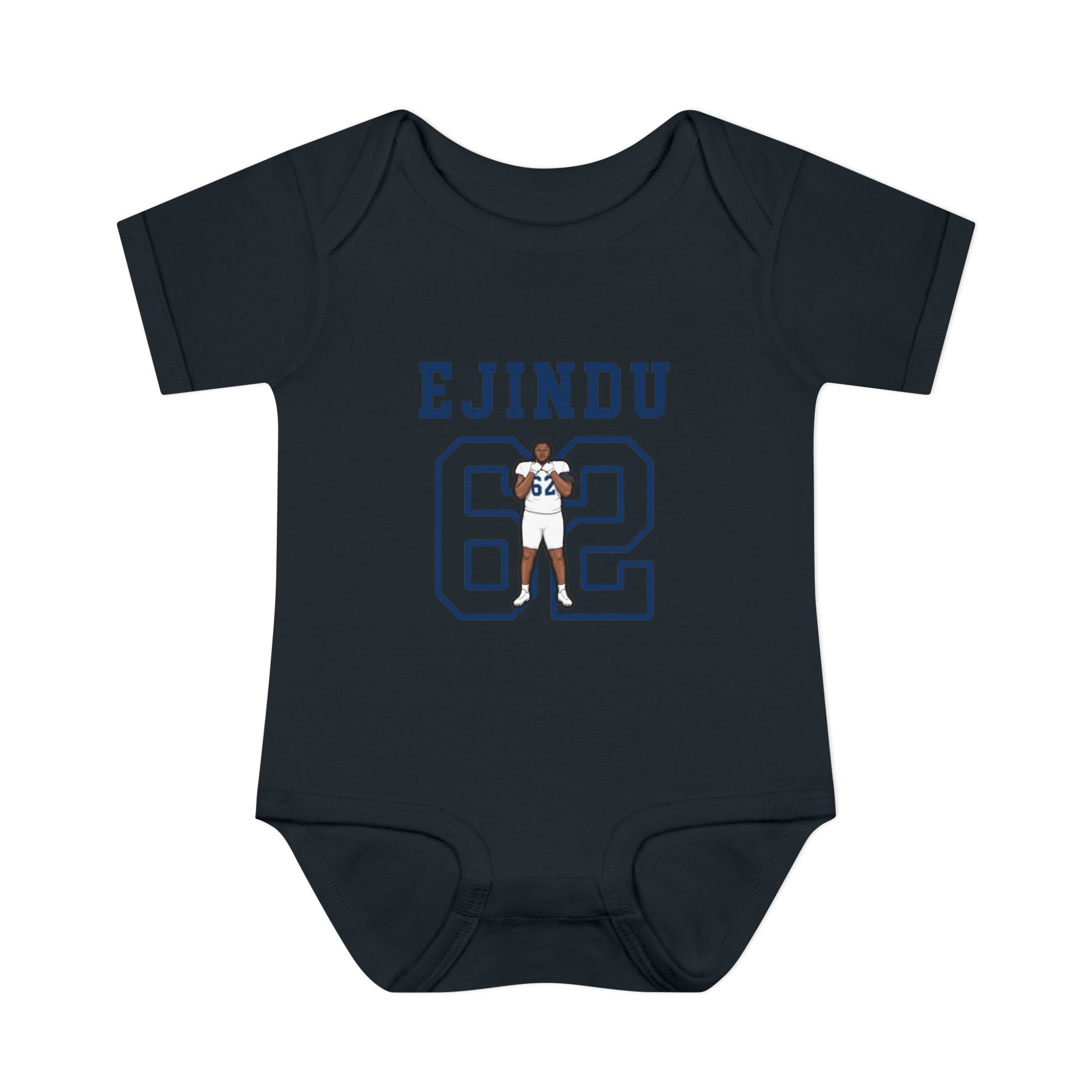 Baby Onesie — character_shirsey in Black