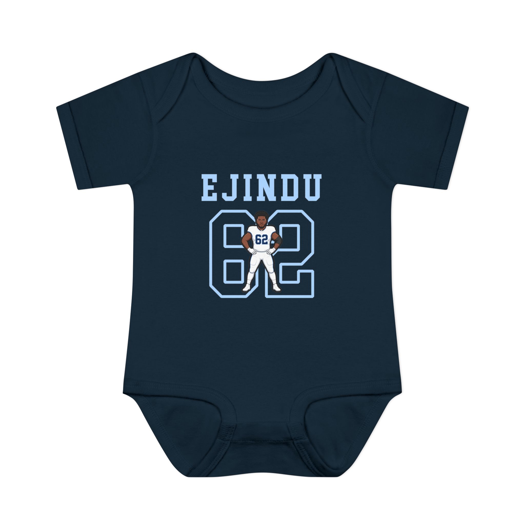 Baby Onesie — character_shirsey in Navy