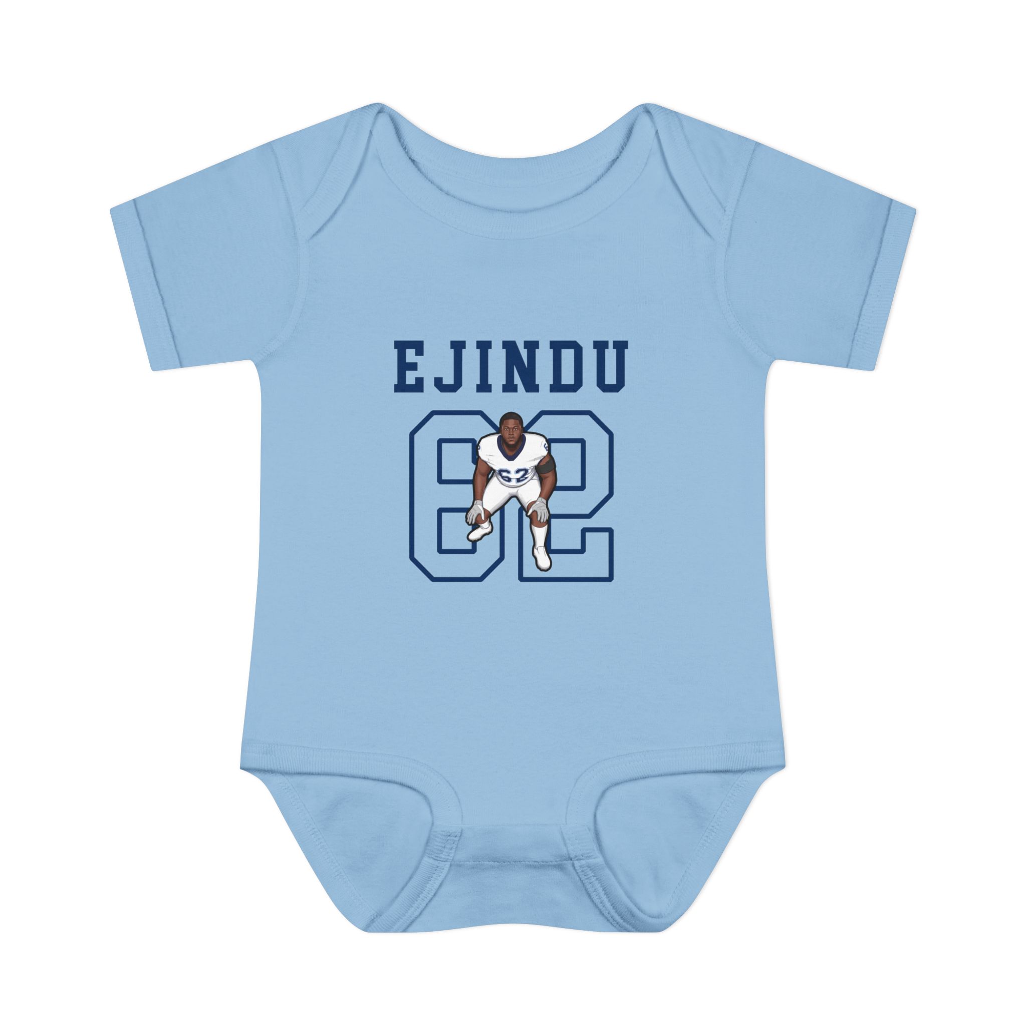 Baby Onesie — character_shirsey in Light Blue