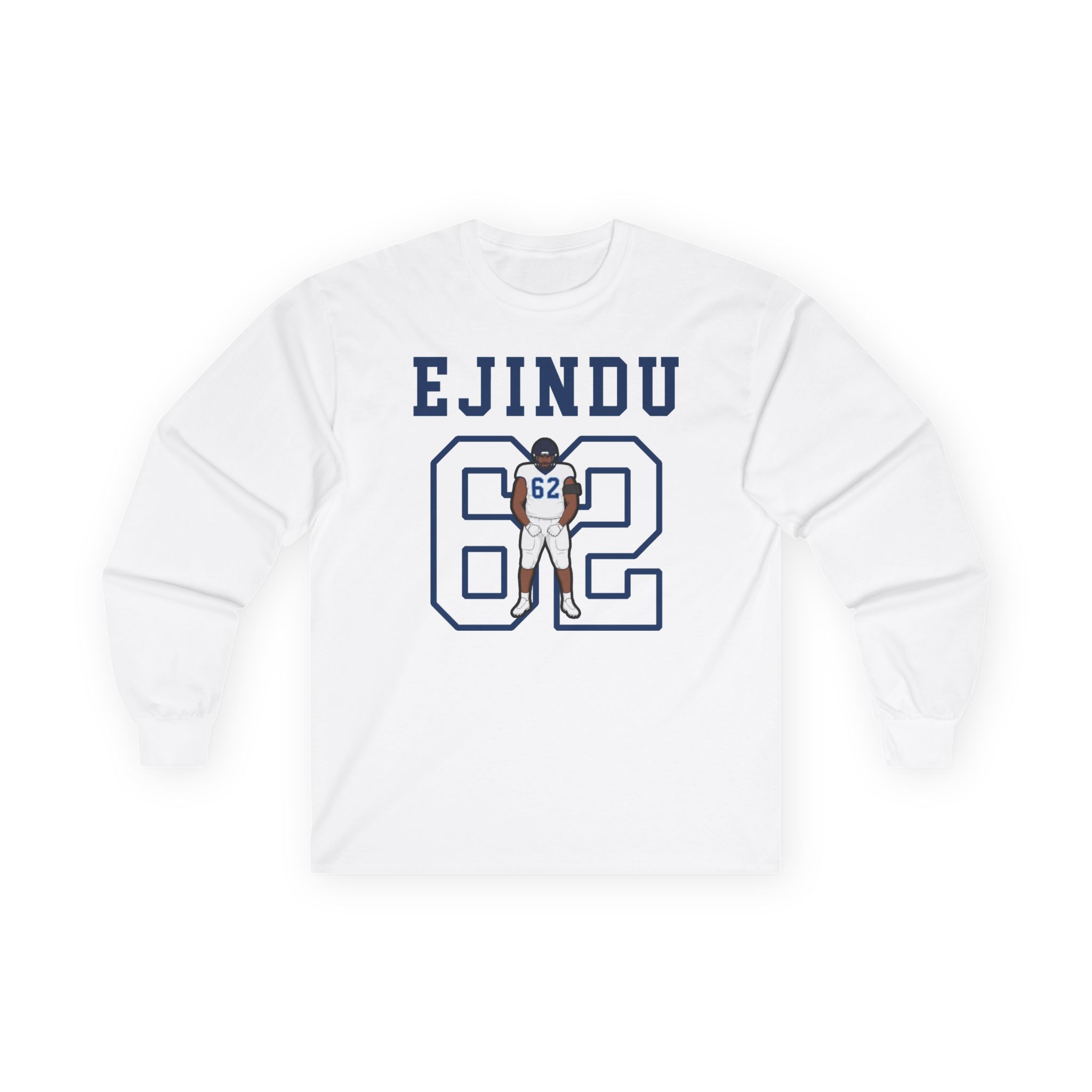 Long Sleeve Tee — character_shirsey in White