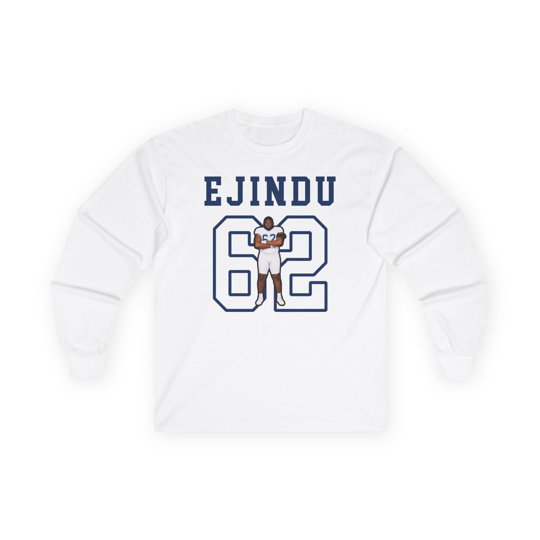 Long Sleeve Tee — character_shirsey in White