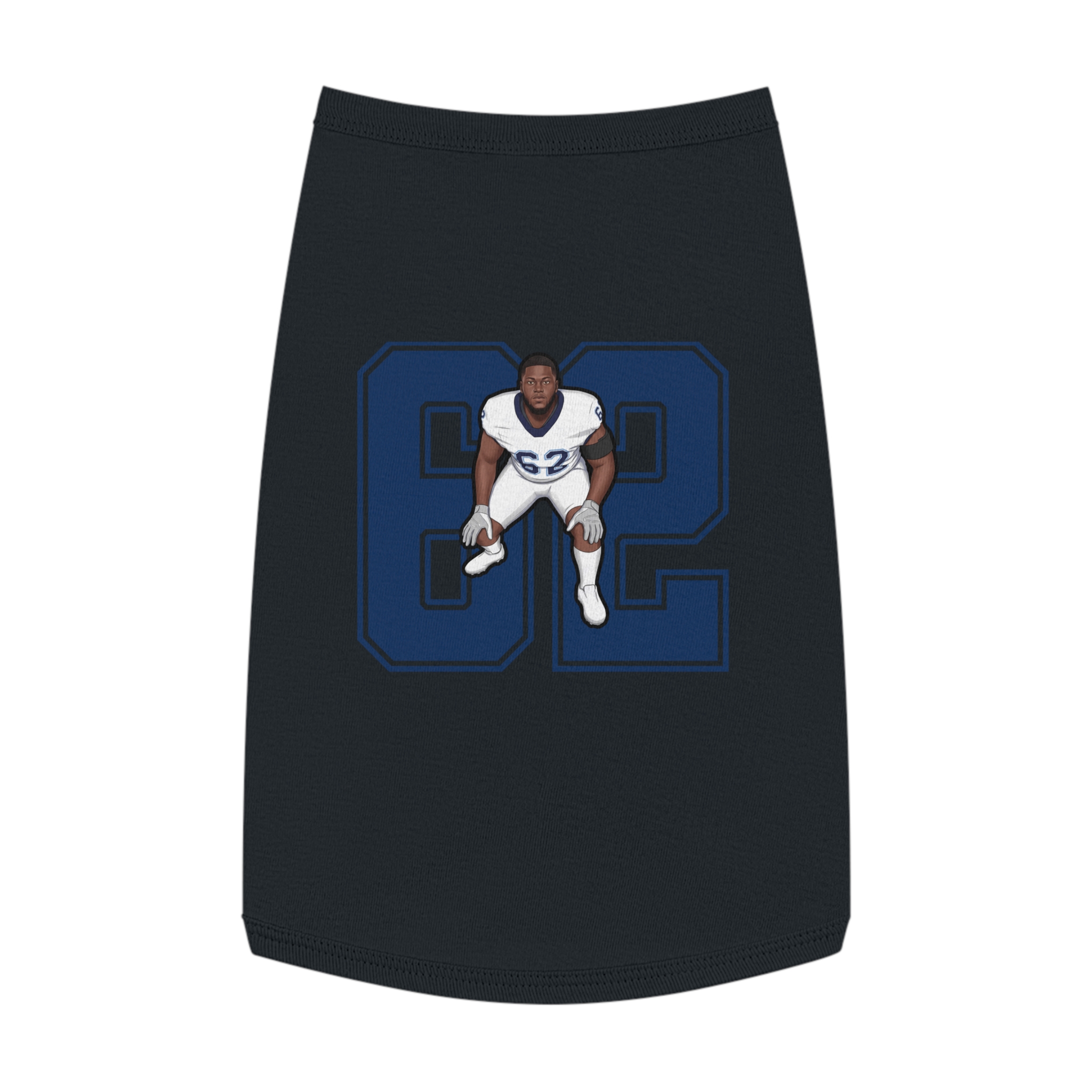 Pet Tank Top — character_number in White