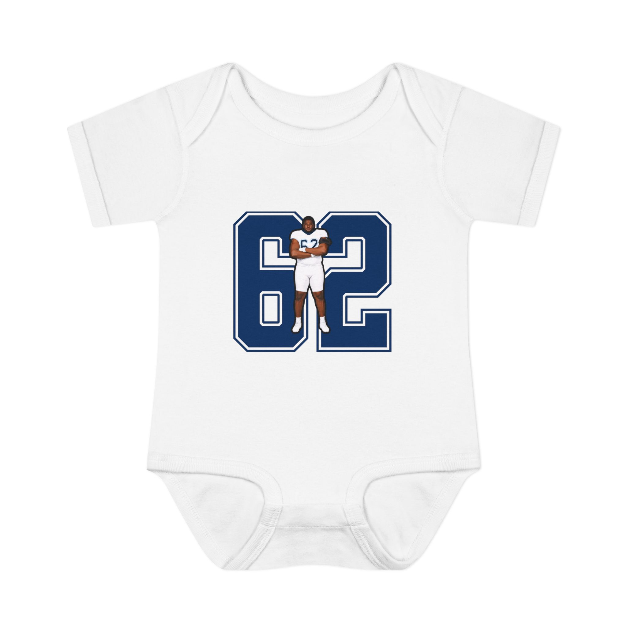 Baby Onesie — character_number in White