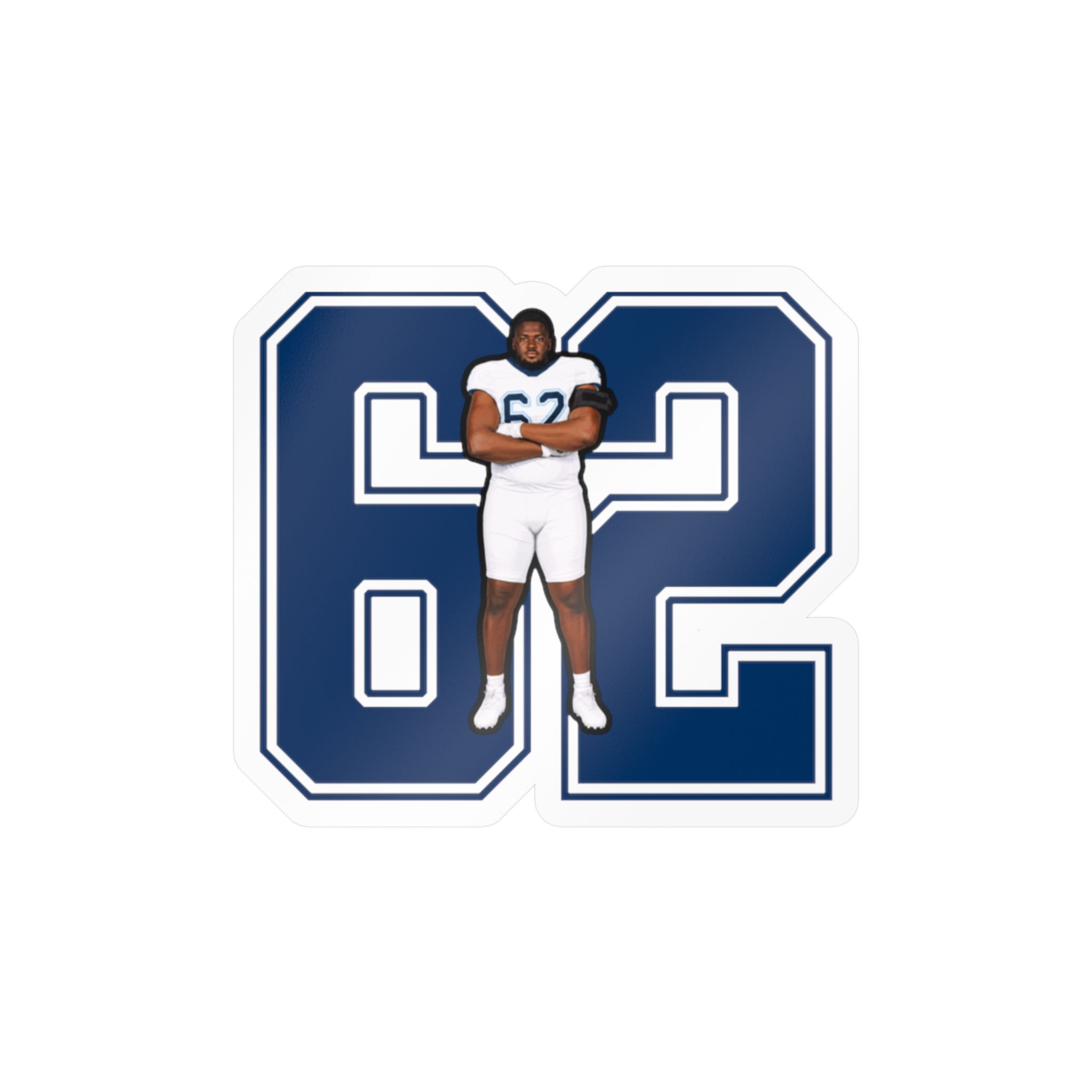 Vinyl Sticker — character_number in Classic