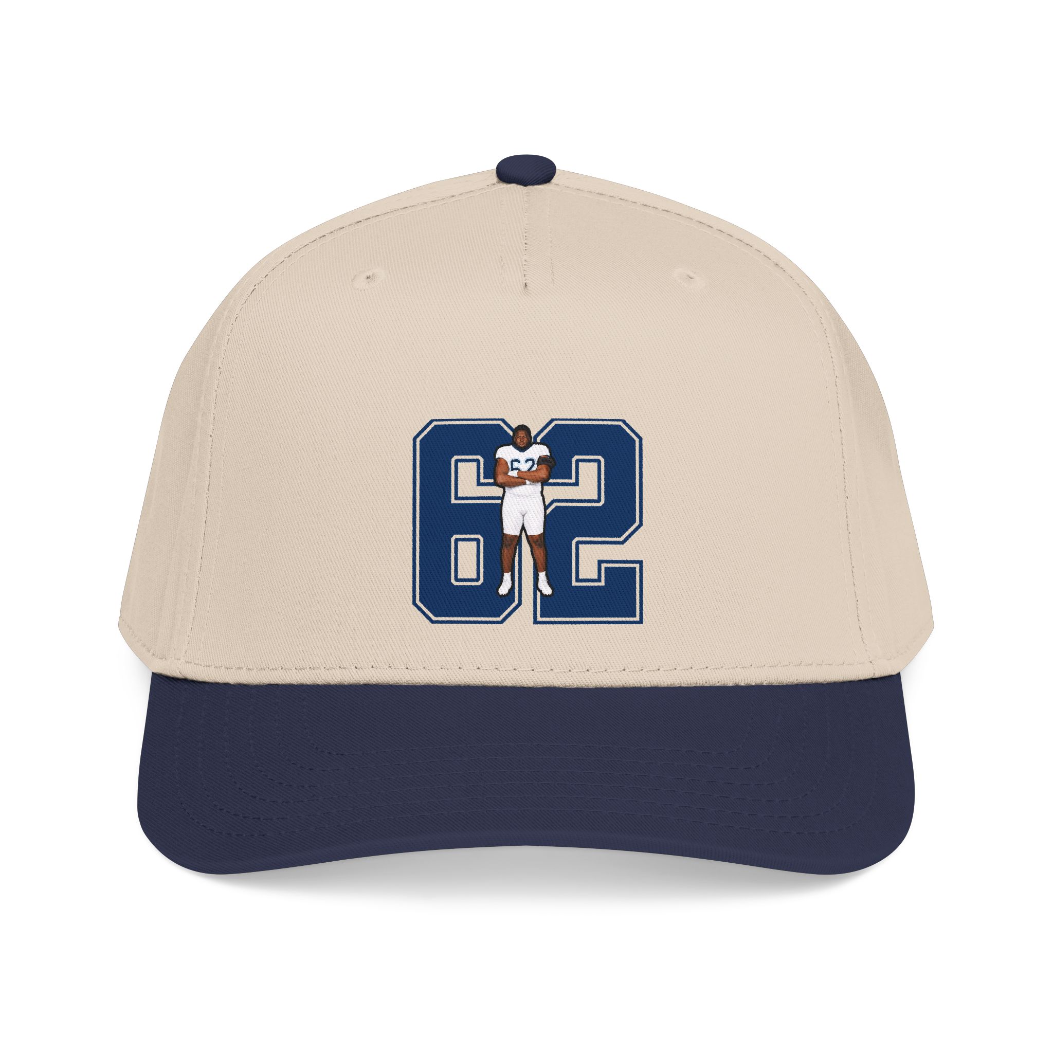 Baseball Cap — character_number in Navy / Natural