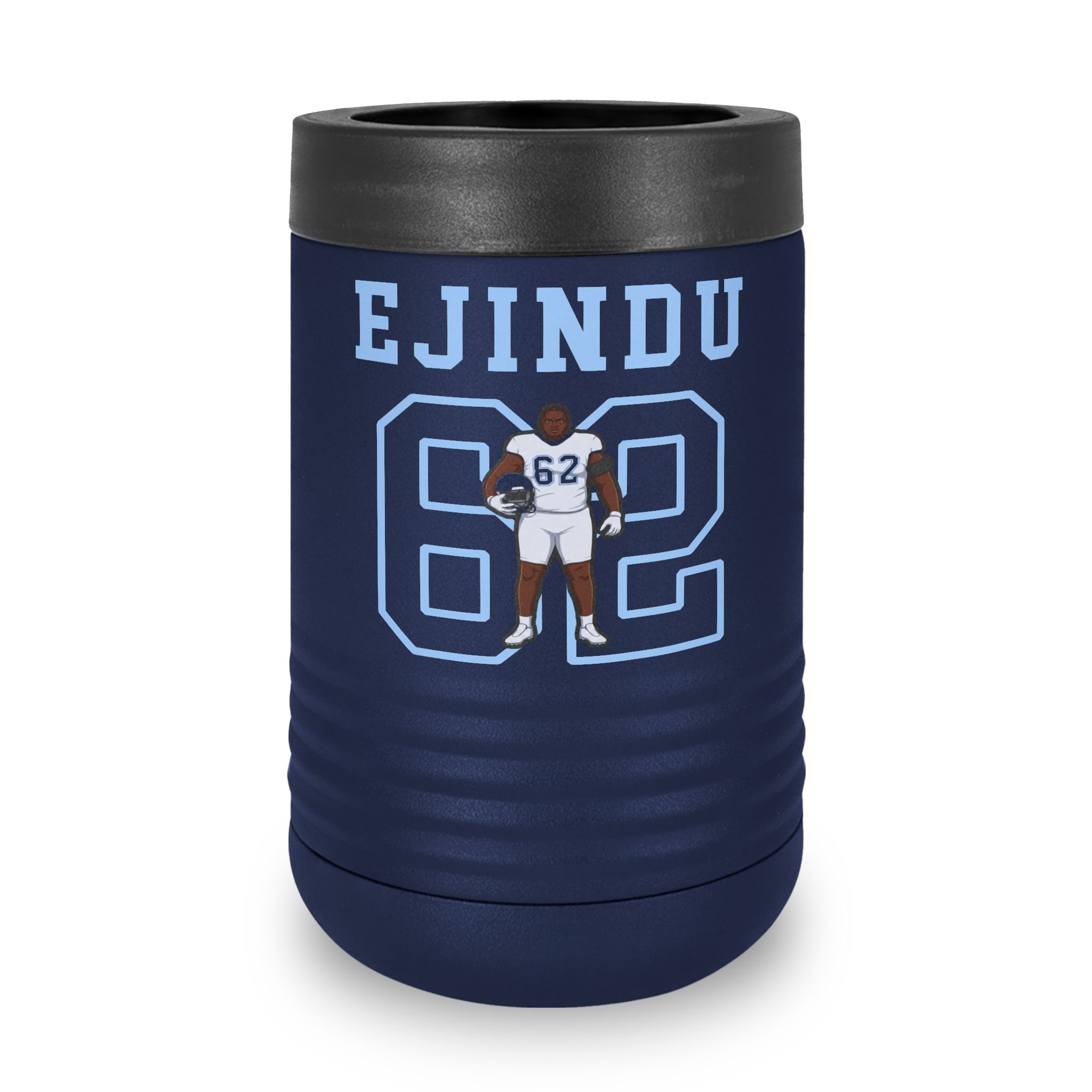 Stainless Can Cooler — character_shirsey in Navy