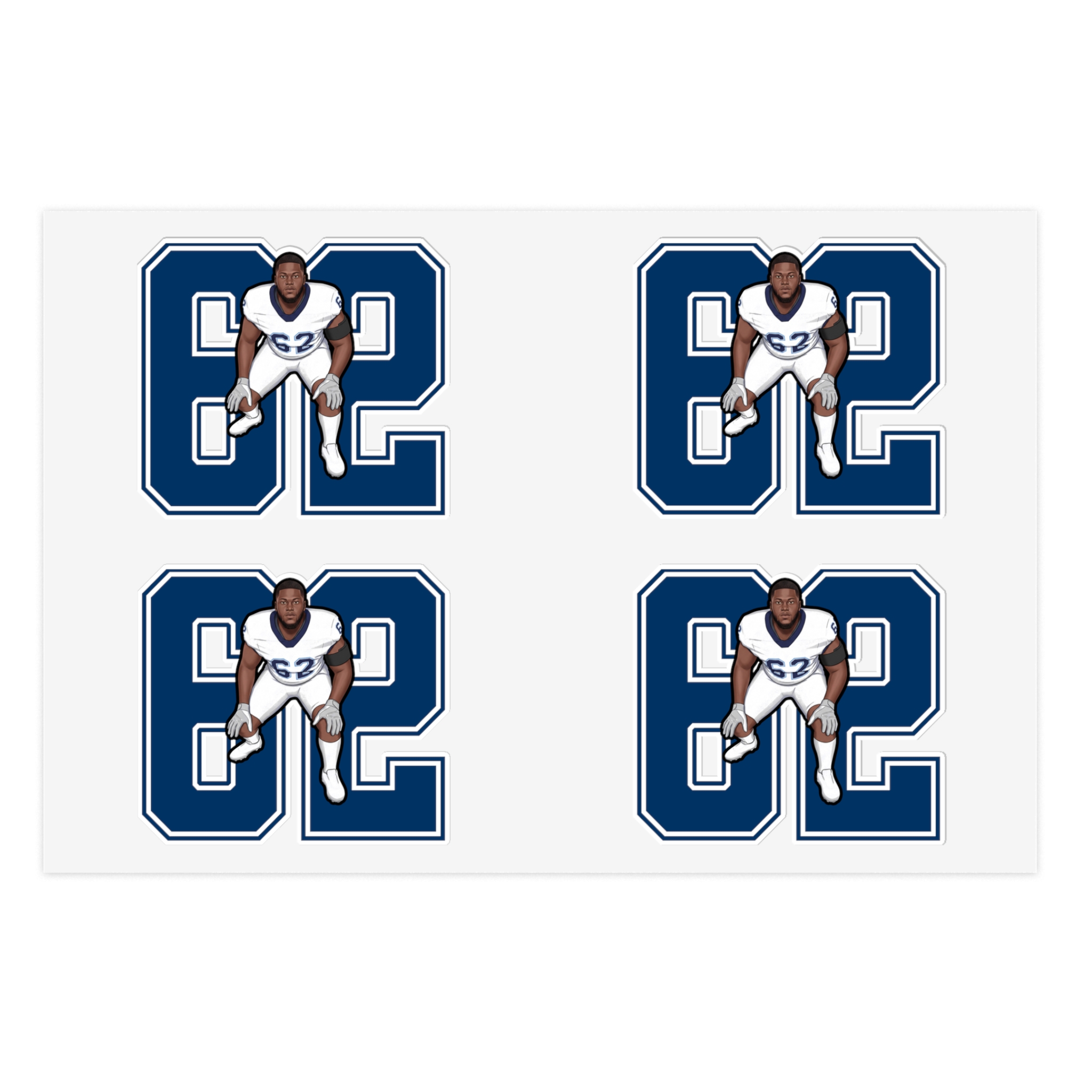 Sticker Sheet — character_number in Classic