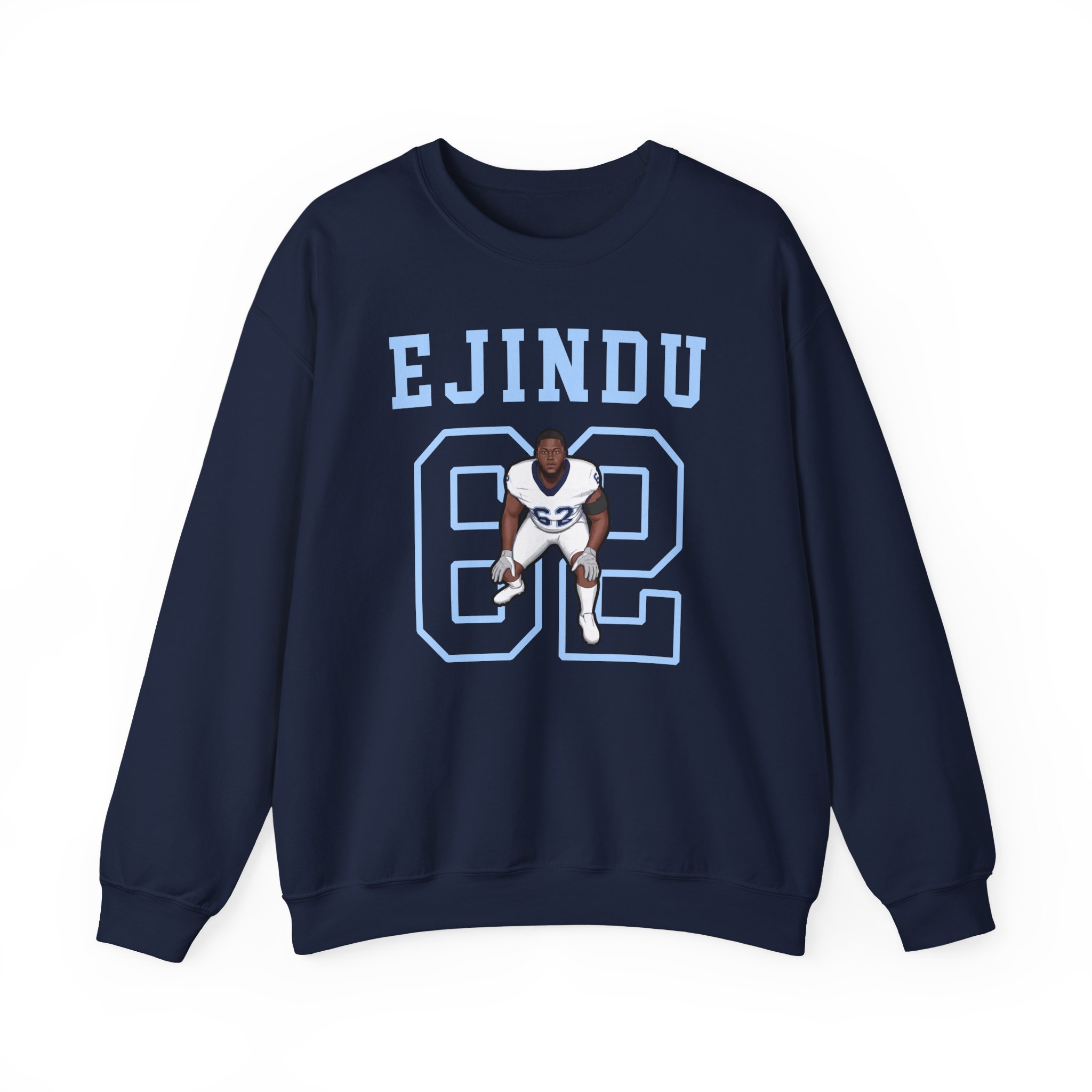 Crewneck Sweatshirt — character_shirsey in Navy