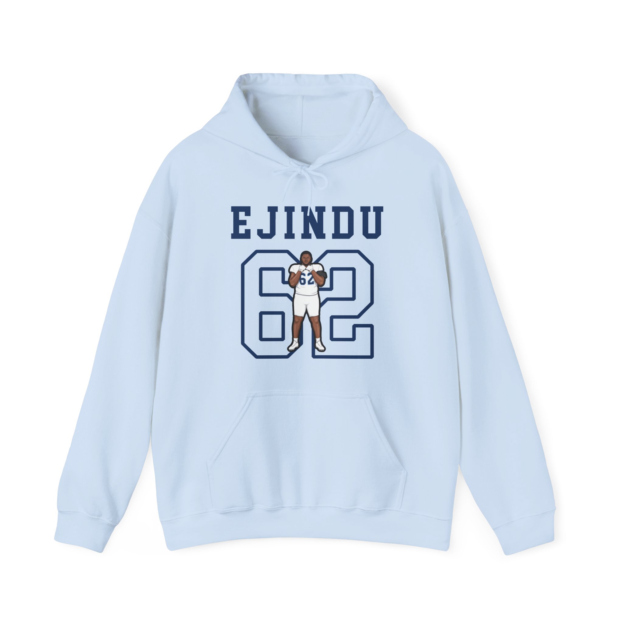 Hoodie — character_shirsey in Light Blue