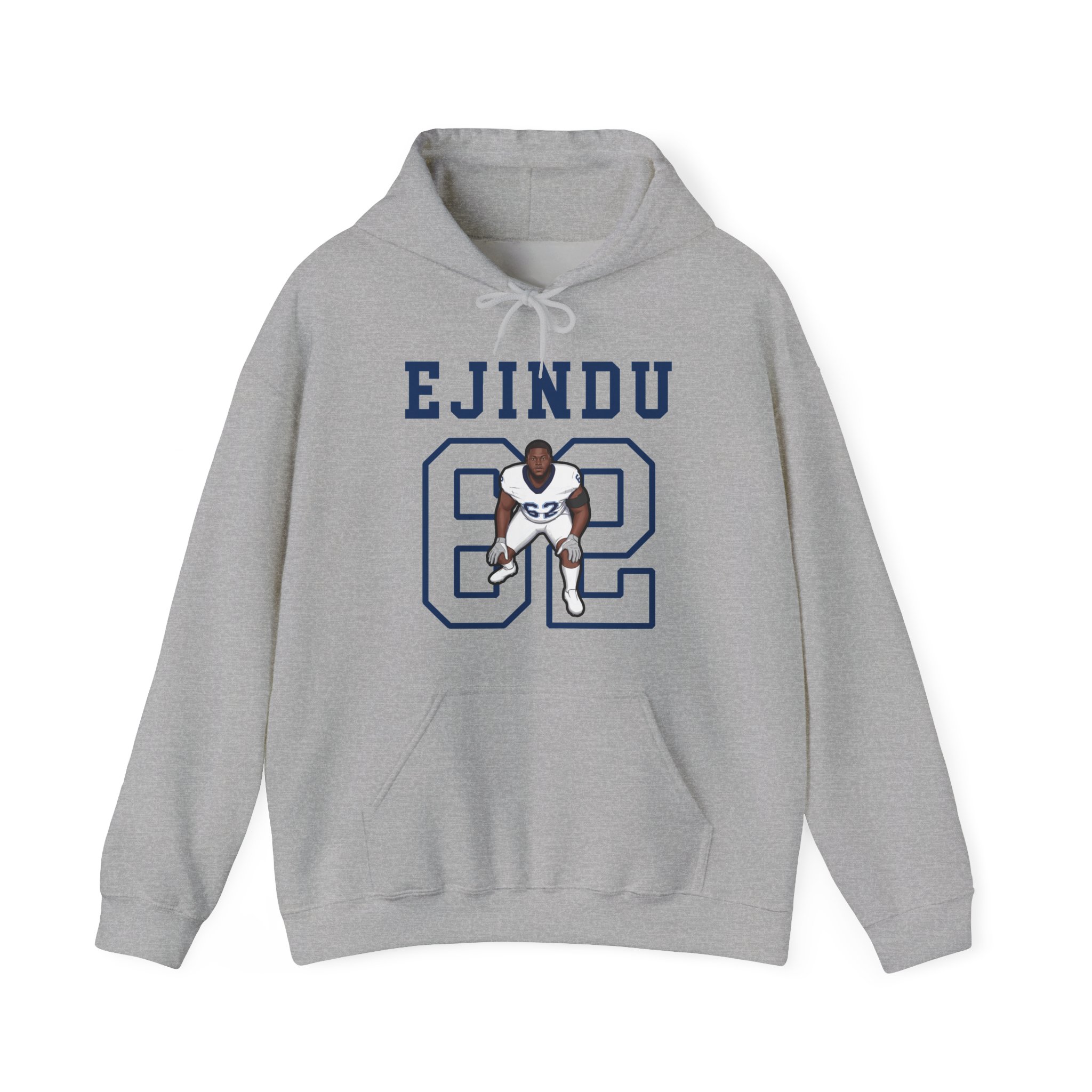 Hoodie — character_shirsey in Grey
