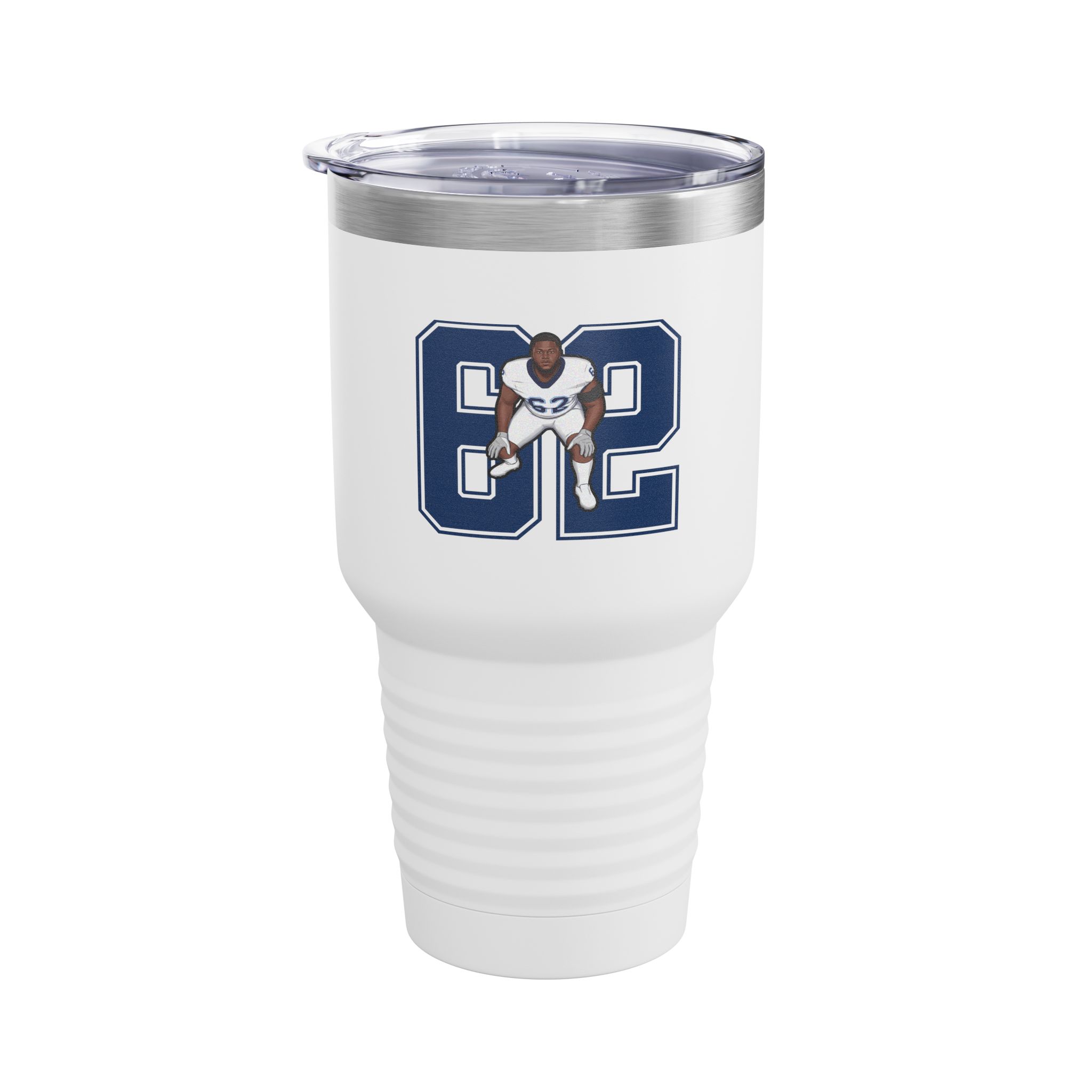 30oz Tumbler — character_number in White