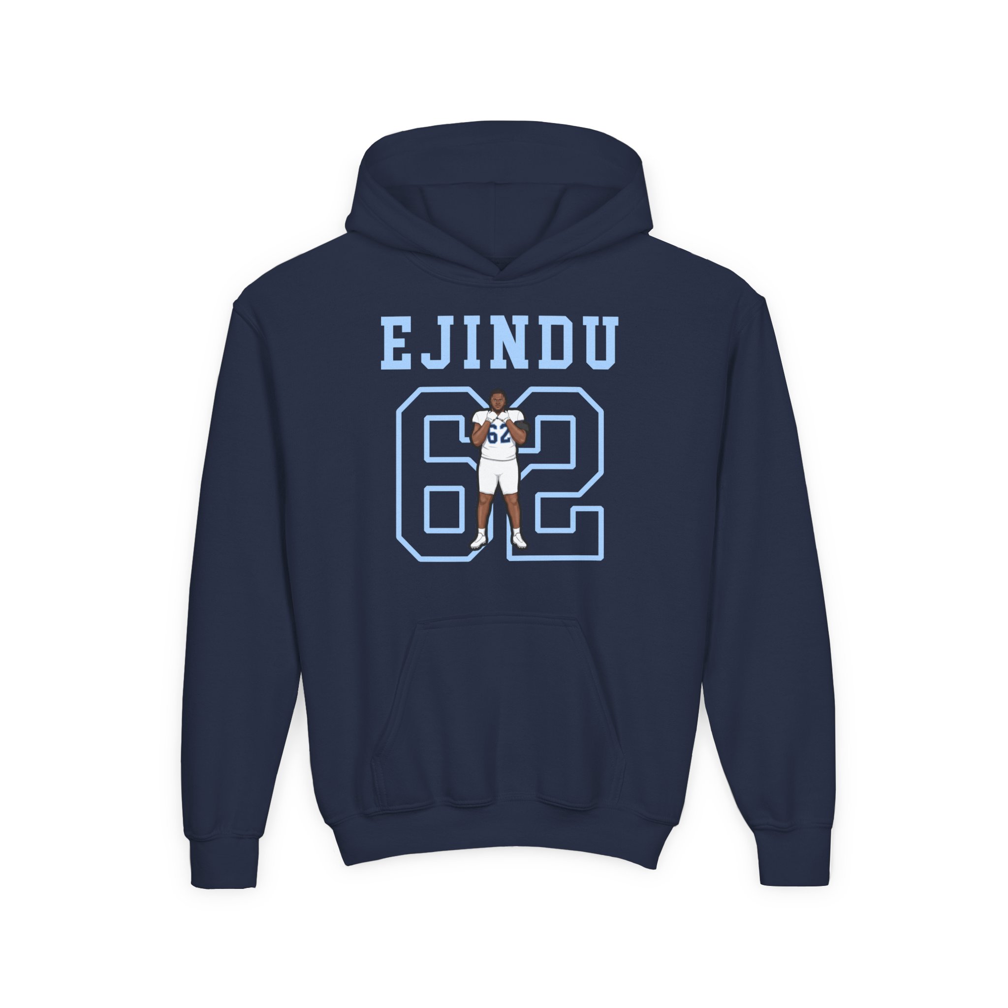 Youth Hoodie — character_shirsey in Navy