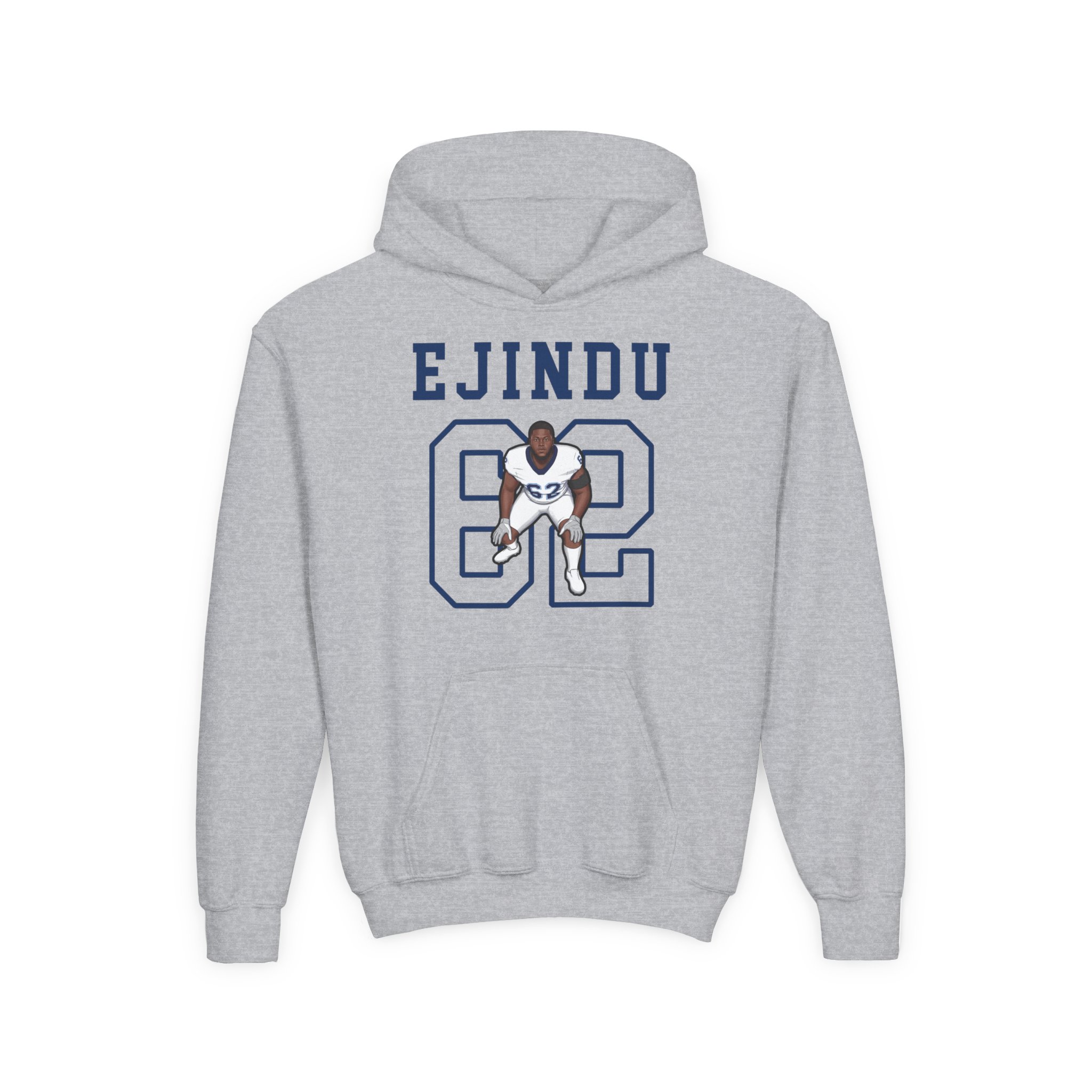 Youth Hoodie — character_shirsey in Grey