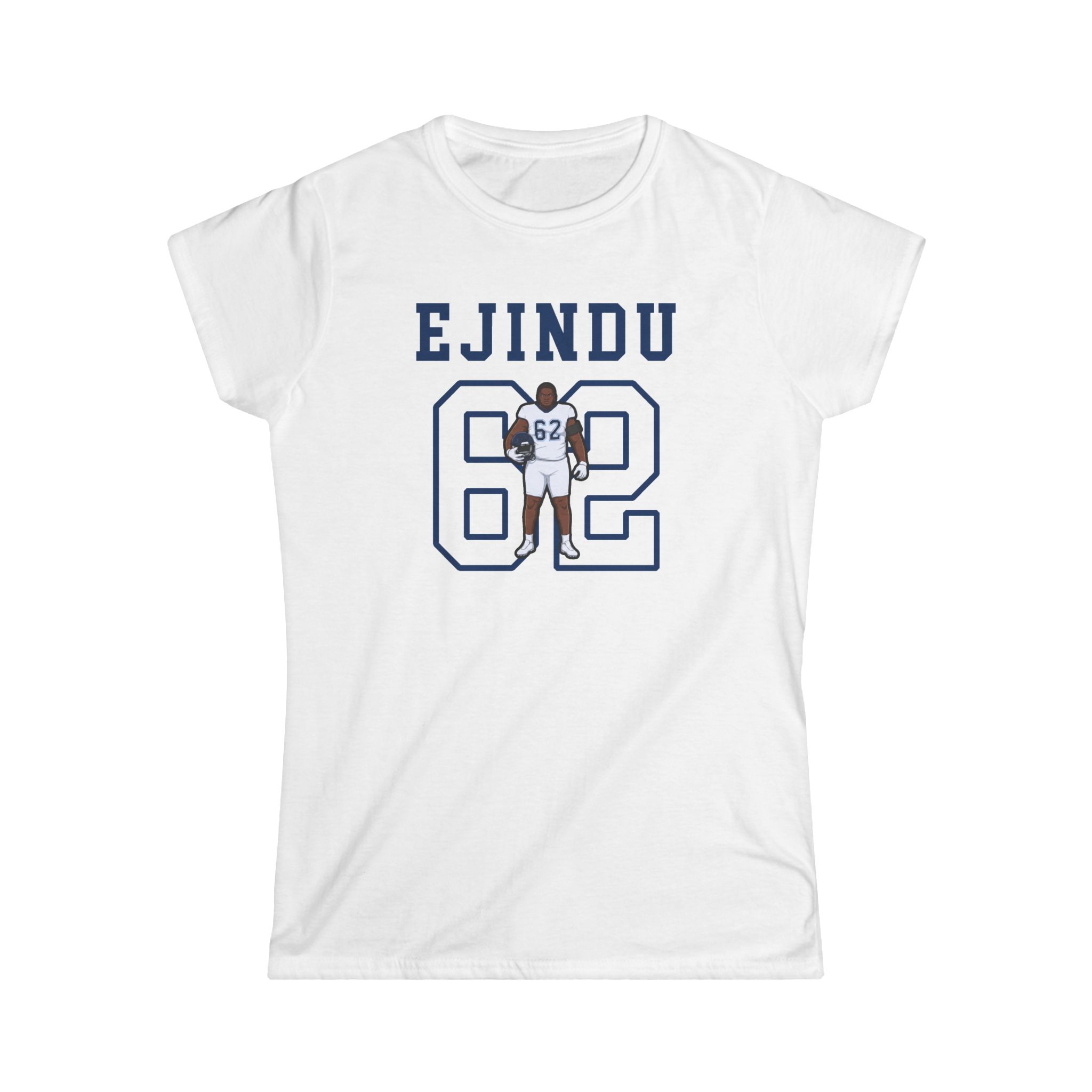 Women's Softstyle Tee — character_shirsey in White